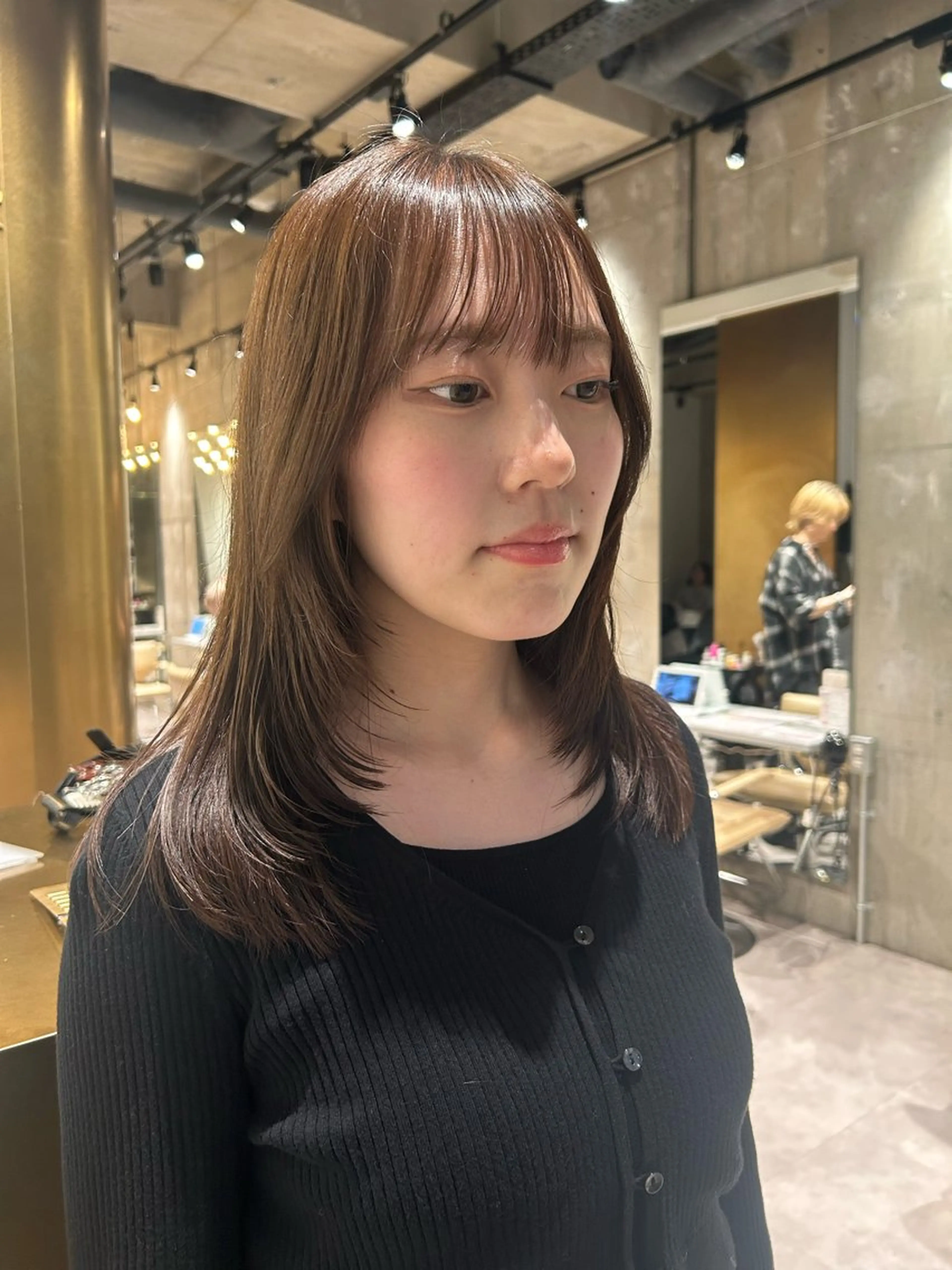 セミロング レイヤーカット aika /yoke/ボブのヘアスタイル