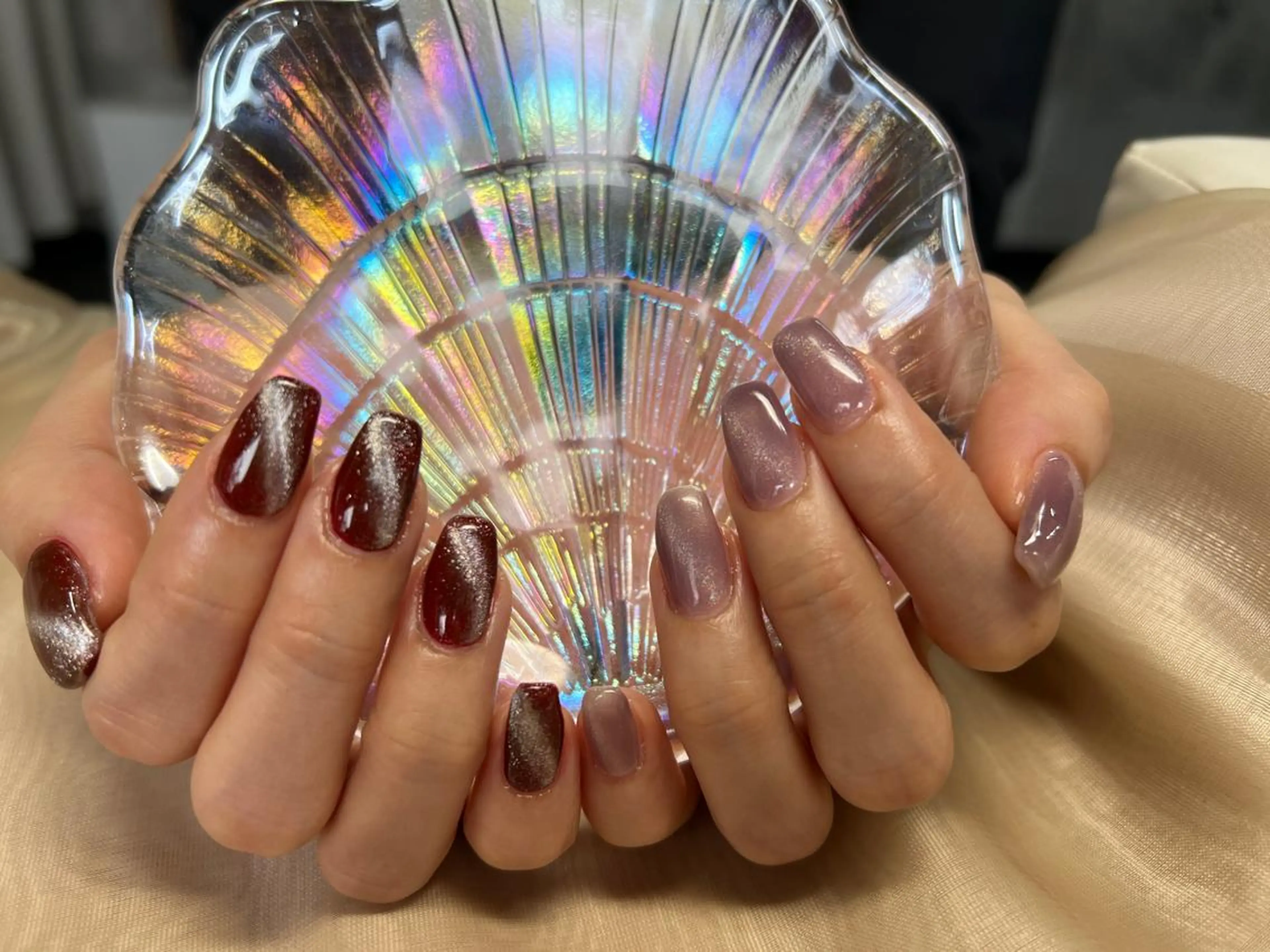ロング カラー ネイル マグネットネイル L·COCO Nail所属・L♡ COCO nailのネイルデザイン