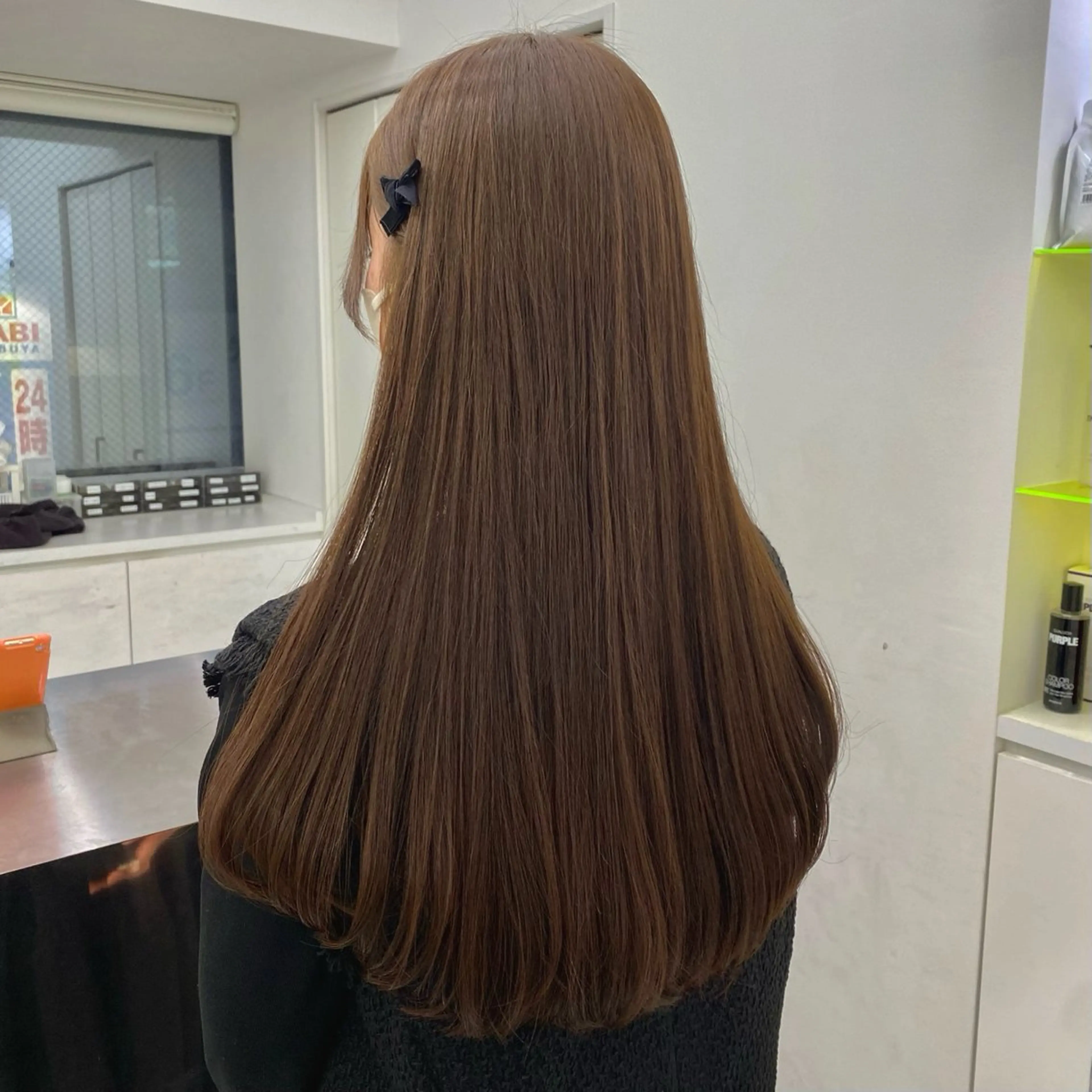 カラー ヘアカラー トリートメント 🤍抜け感グレージュ オリーブ🤍RINのヘアスタイル