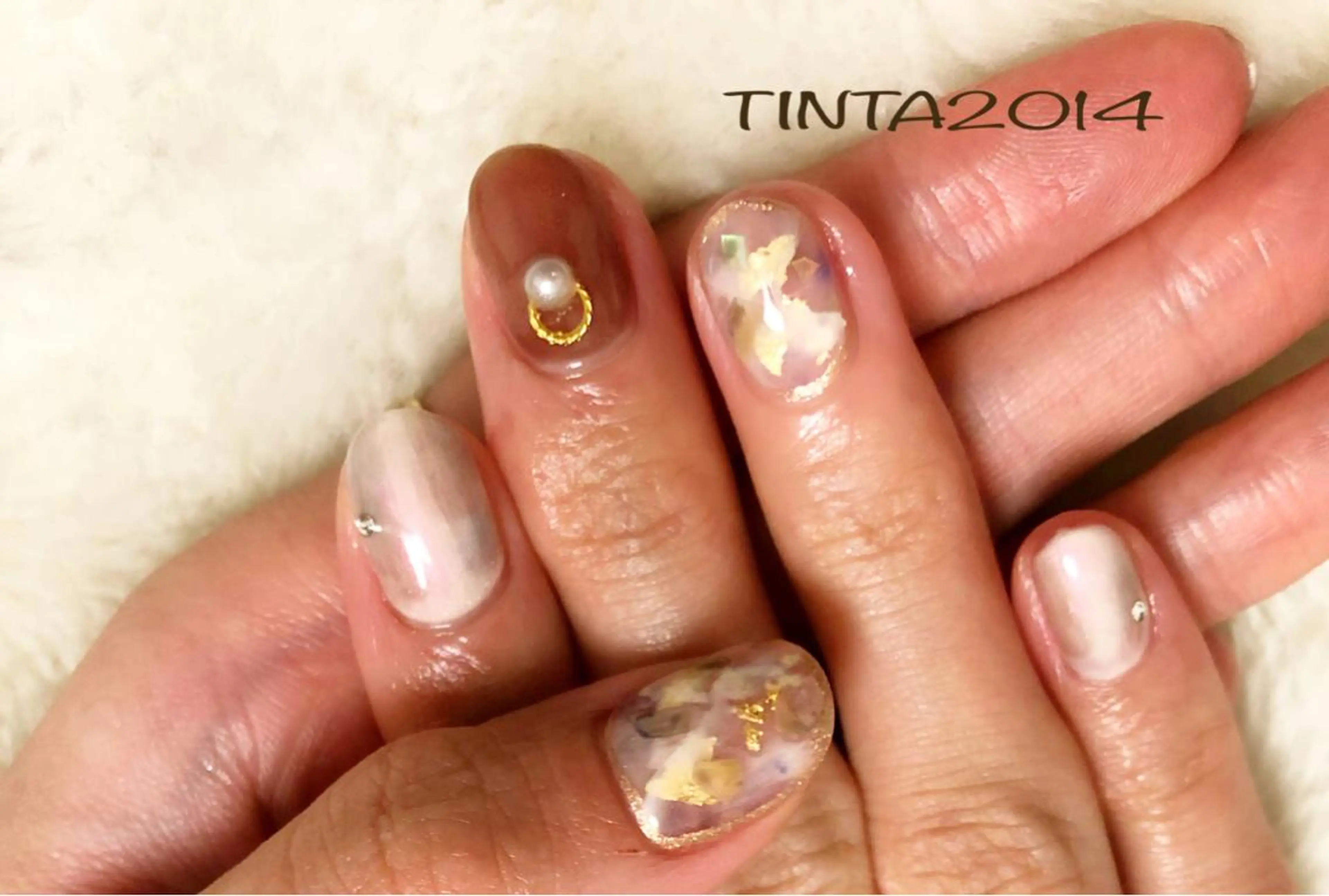 ネイル ニュアンスネイル ネイルサロン ティンタ所属・馬場 典子のネイルデザイン