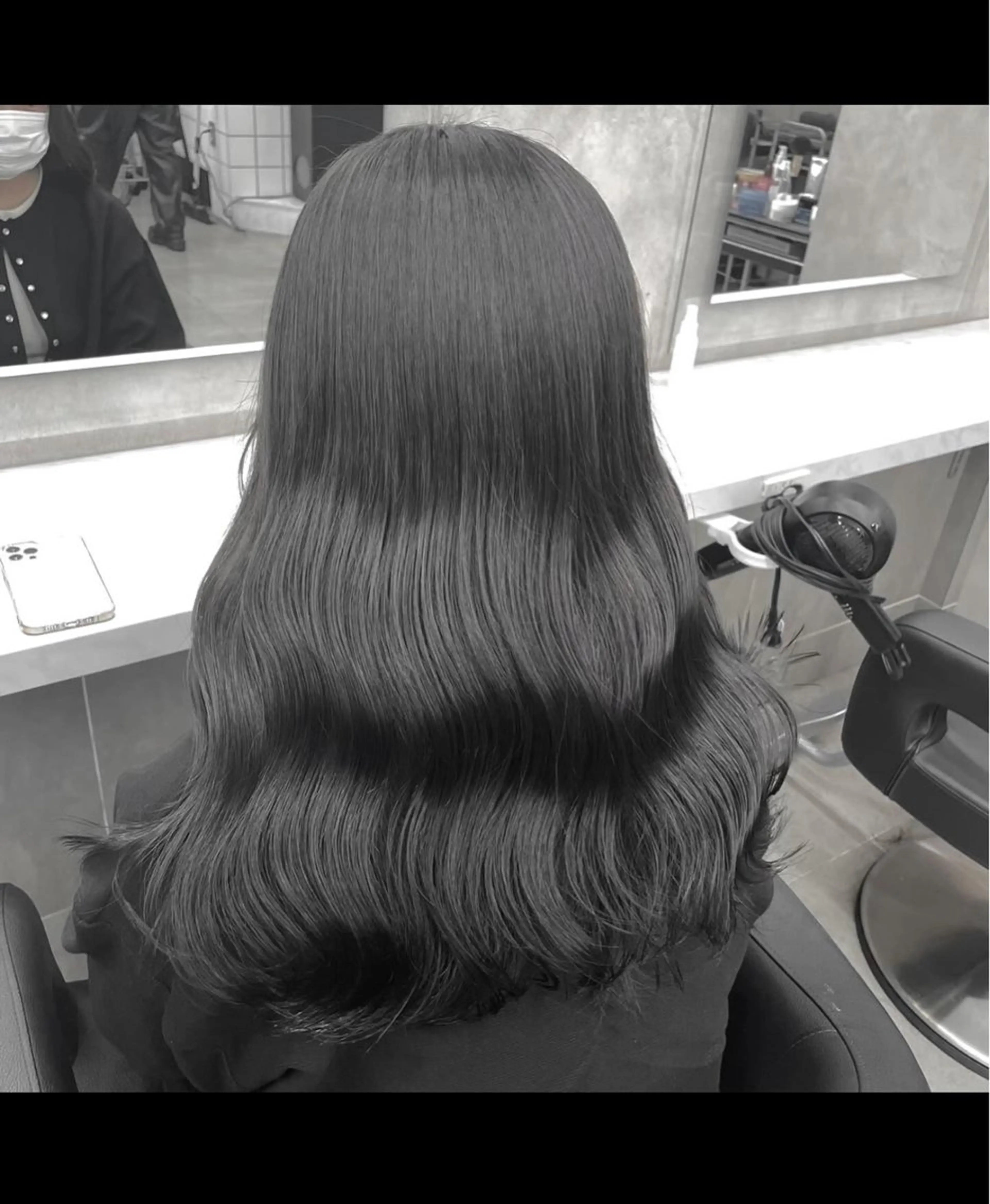 セミロング 🤍ベージュ/透明感 韓国ヘア/まりん🤍のヘアスタイル