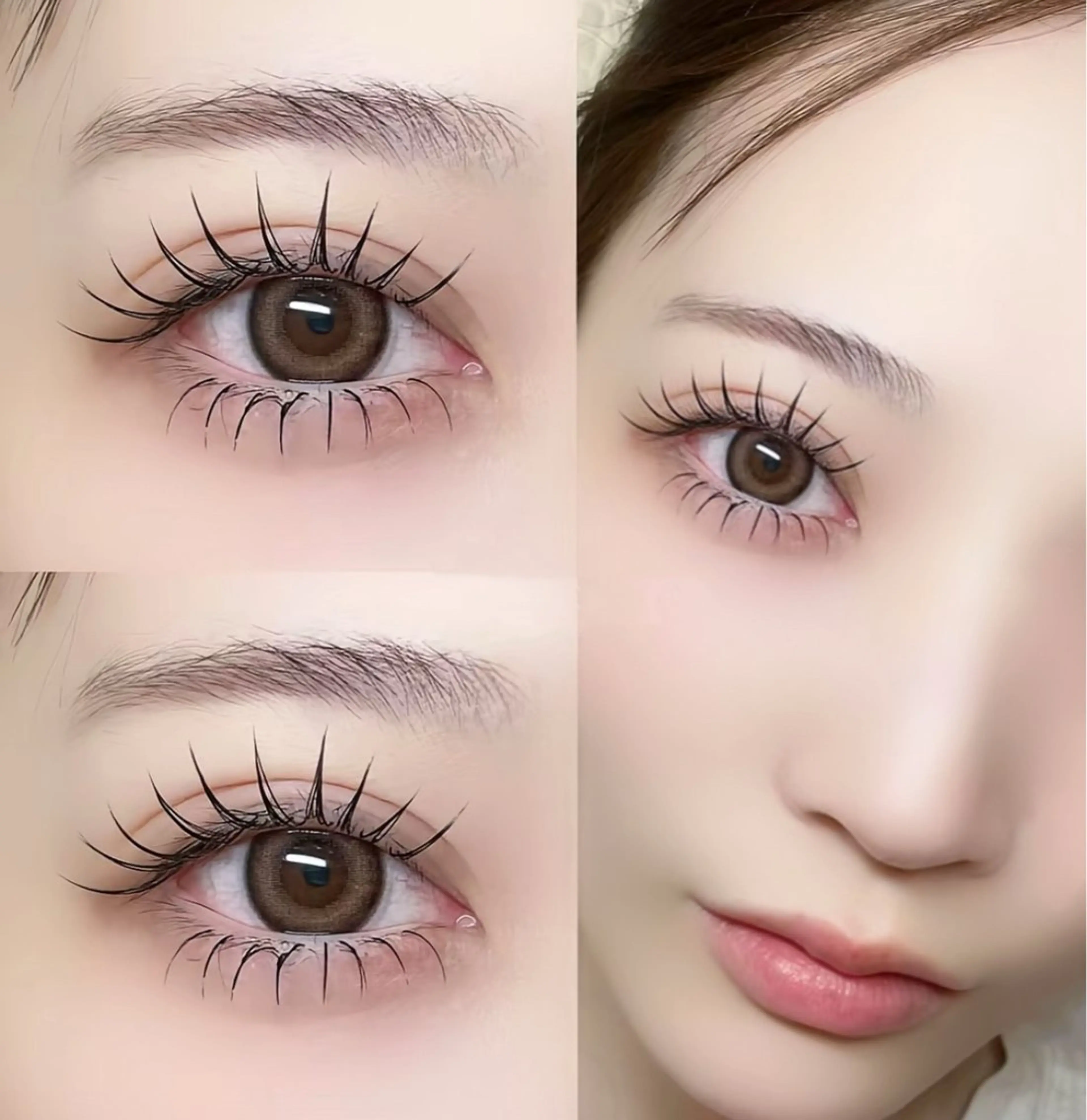 マツエク・マツパ バインドロック 束感まつ毛 フラットラッシュ ナチュラル パリジェンヌラッシュリフト マツエク YK フクザワ所属・YK マツエクのマツエク・マツパデザイン