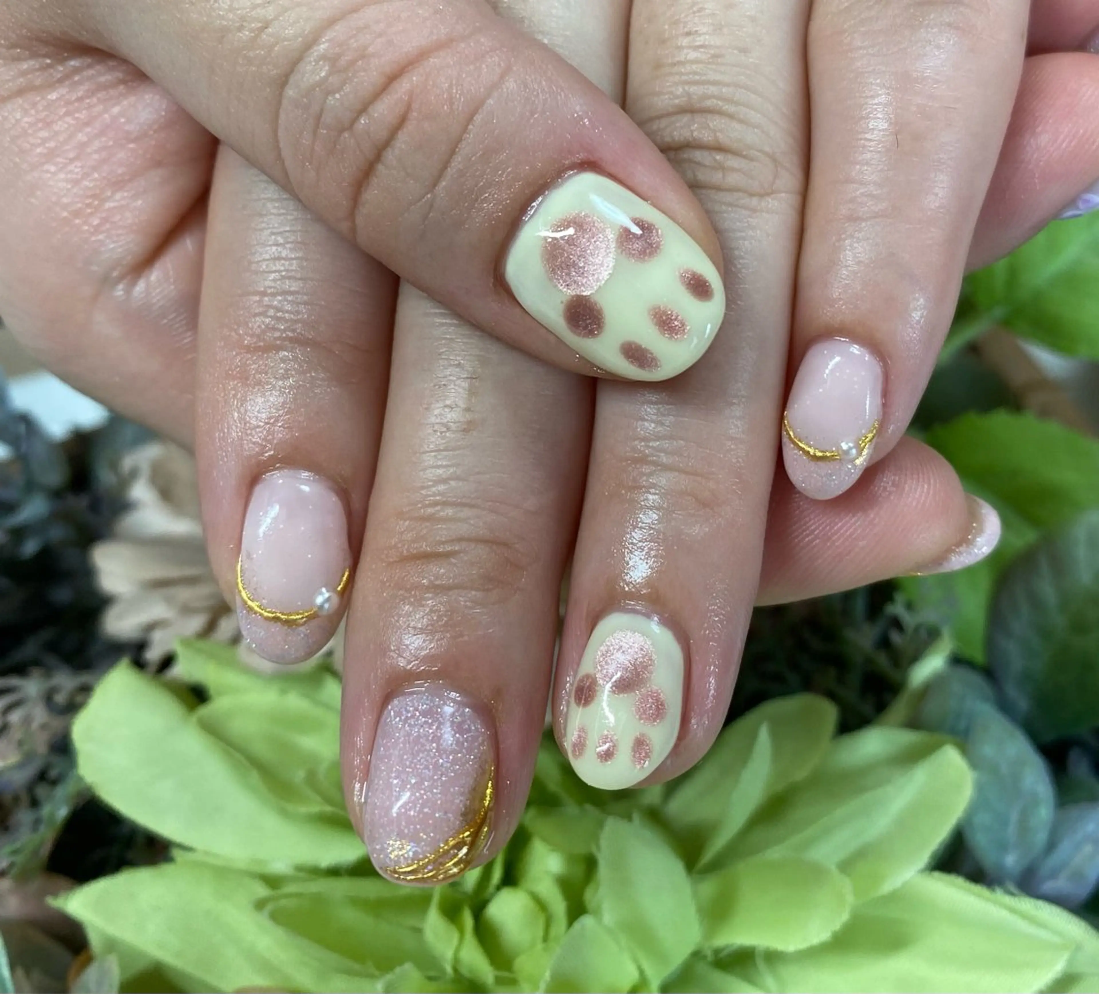 ネイル ハンドネイル Glanz  Nail aのネイルデザイン
