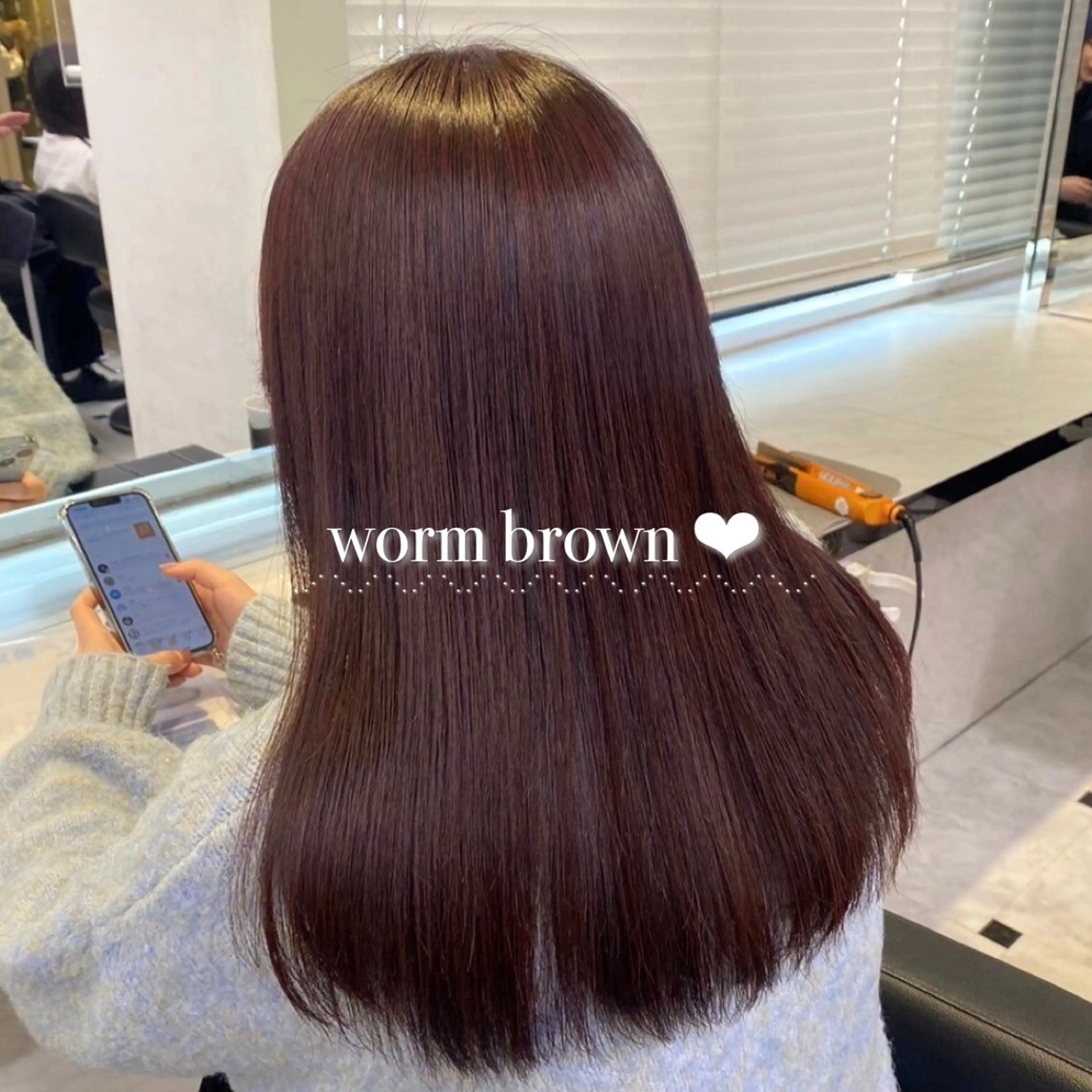 カラー ヘアカラー かわいい艶髪🤍 れいな🤍のヘアスタイル
