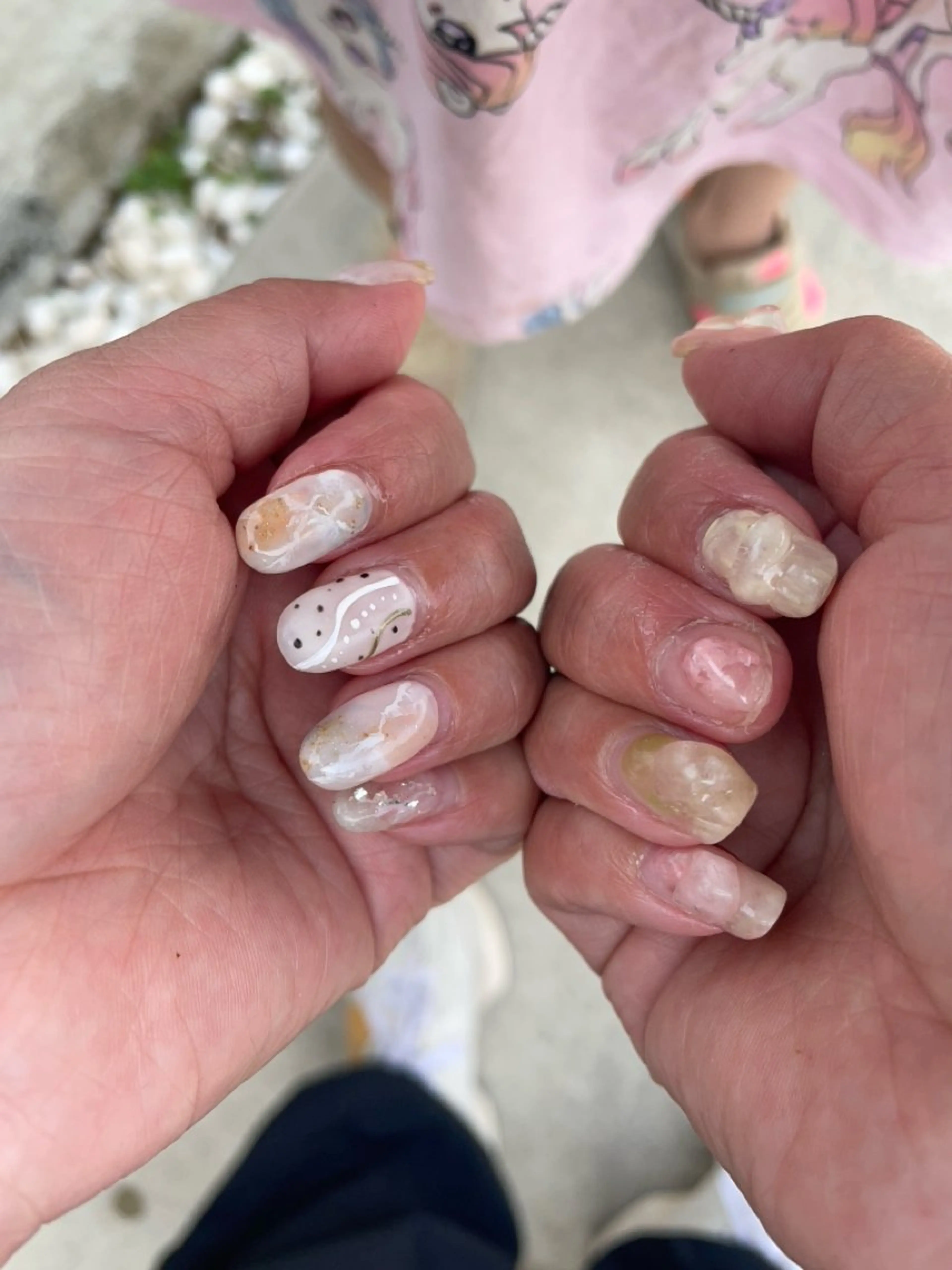 ネイル ニュアンスネイル ハンドネイル 菅野 愛のネイルデザイン
