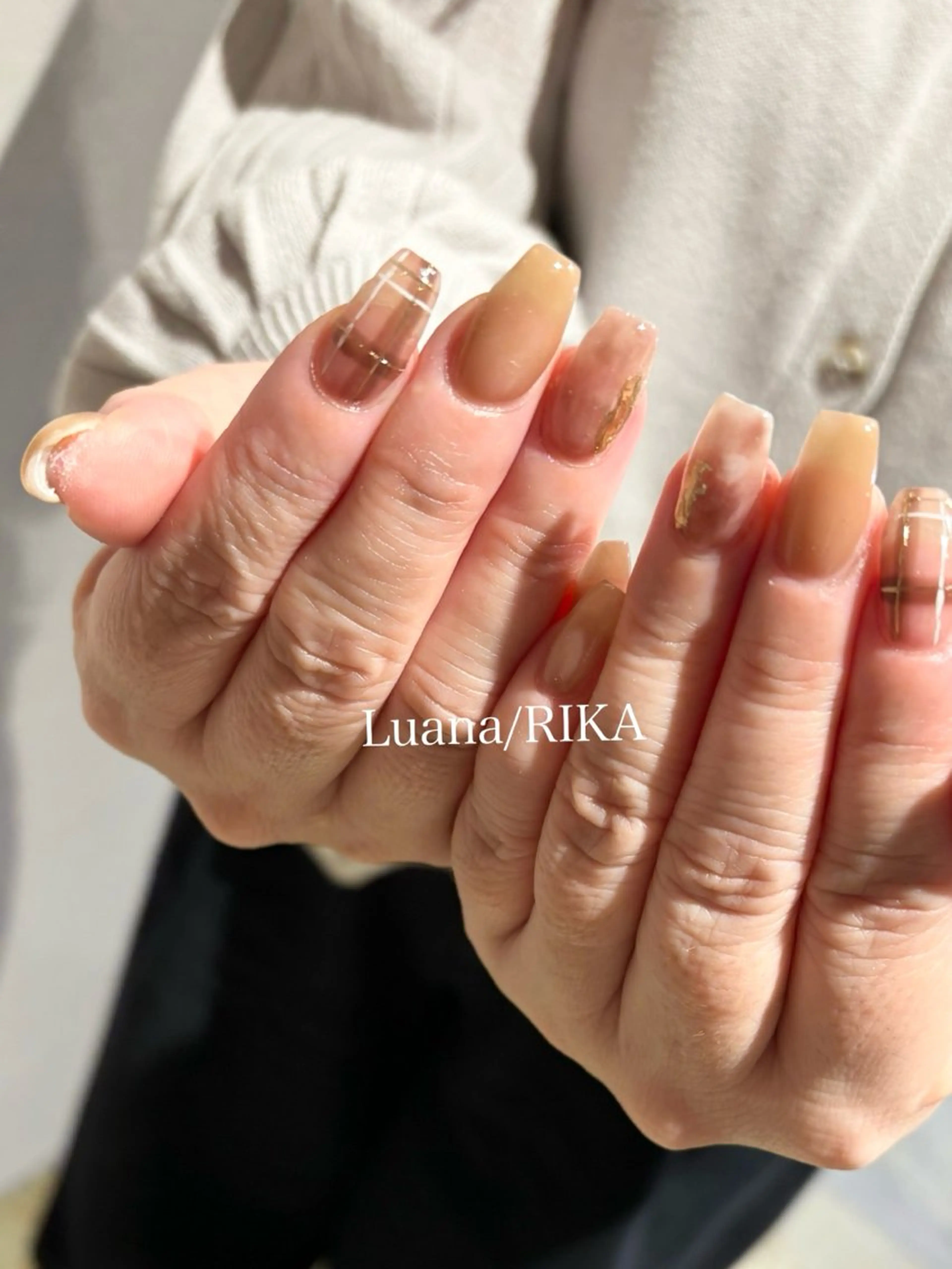 ネイル ハンドネイル Nail Salon Luana Rikaのネイルデザイン