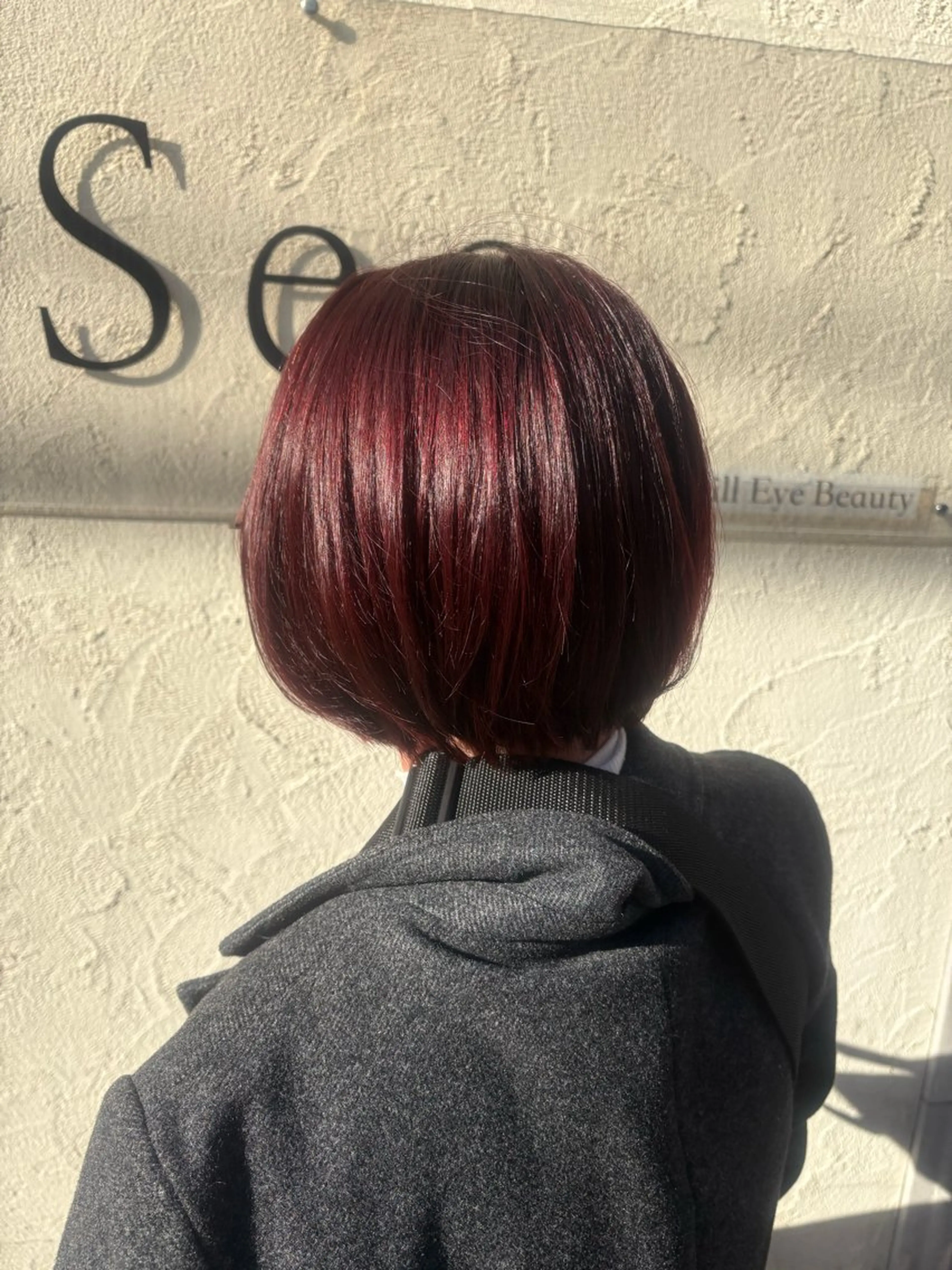 ミディアム ヘアカラー 西村 弘輝 パーマ/艶髪カラーのヘアスタイル