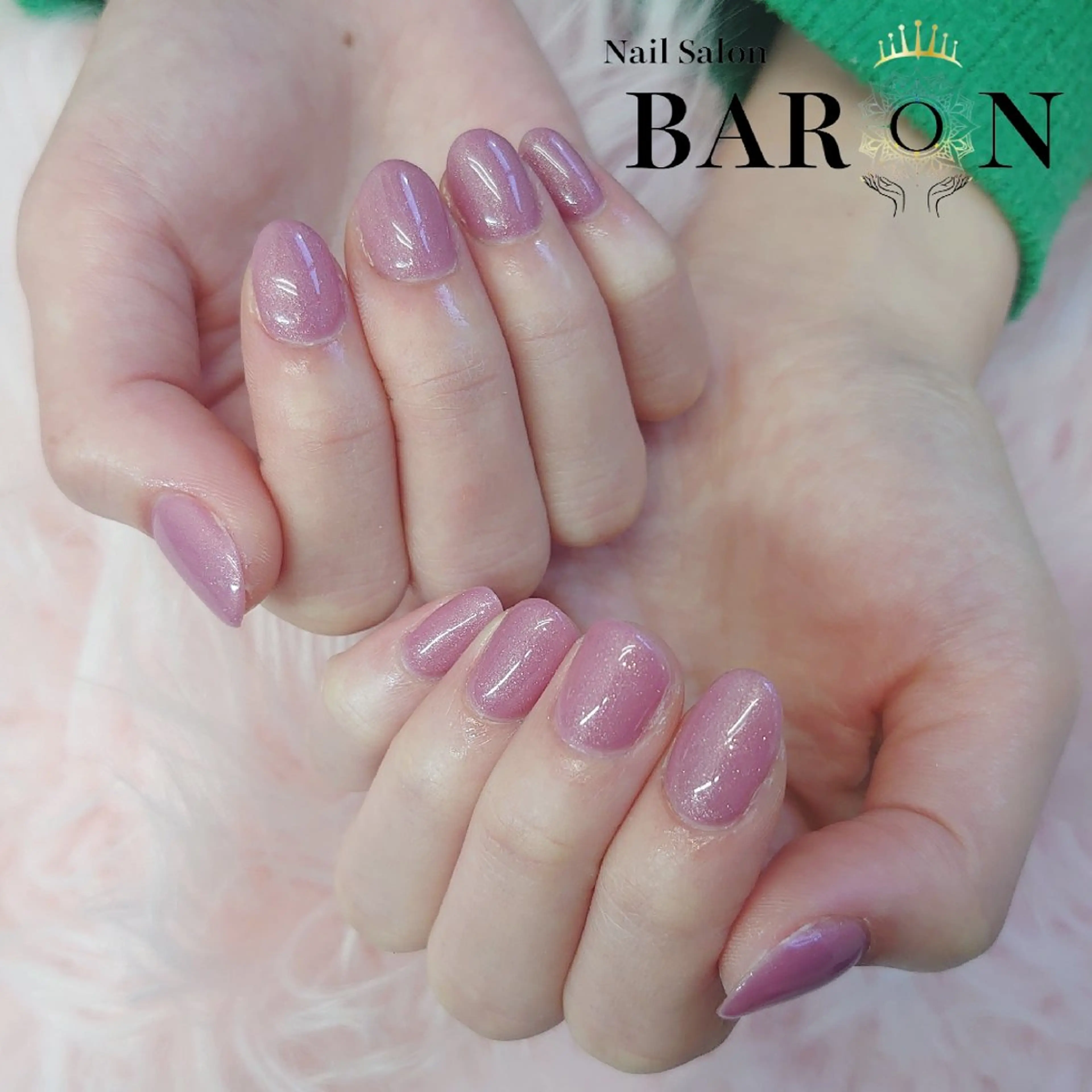 ネイル ワンカラーネイル ♛BARON♛ AOIのネイルデザイン