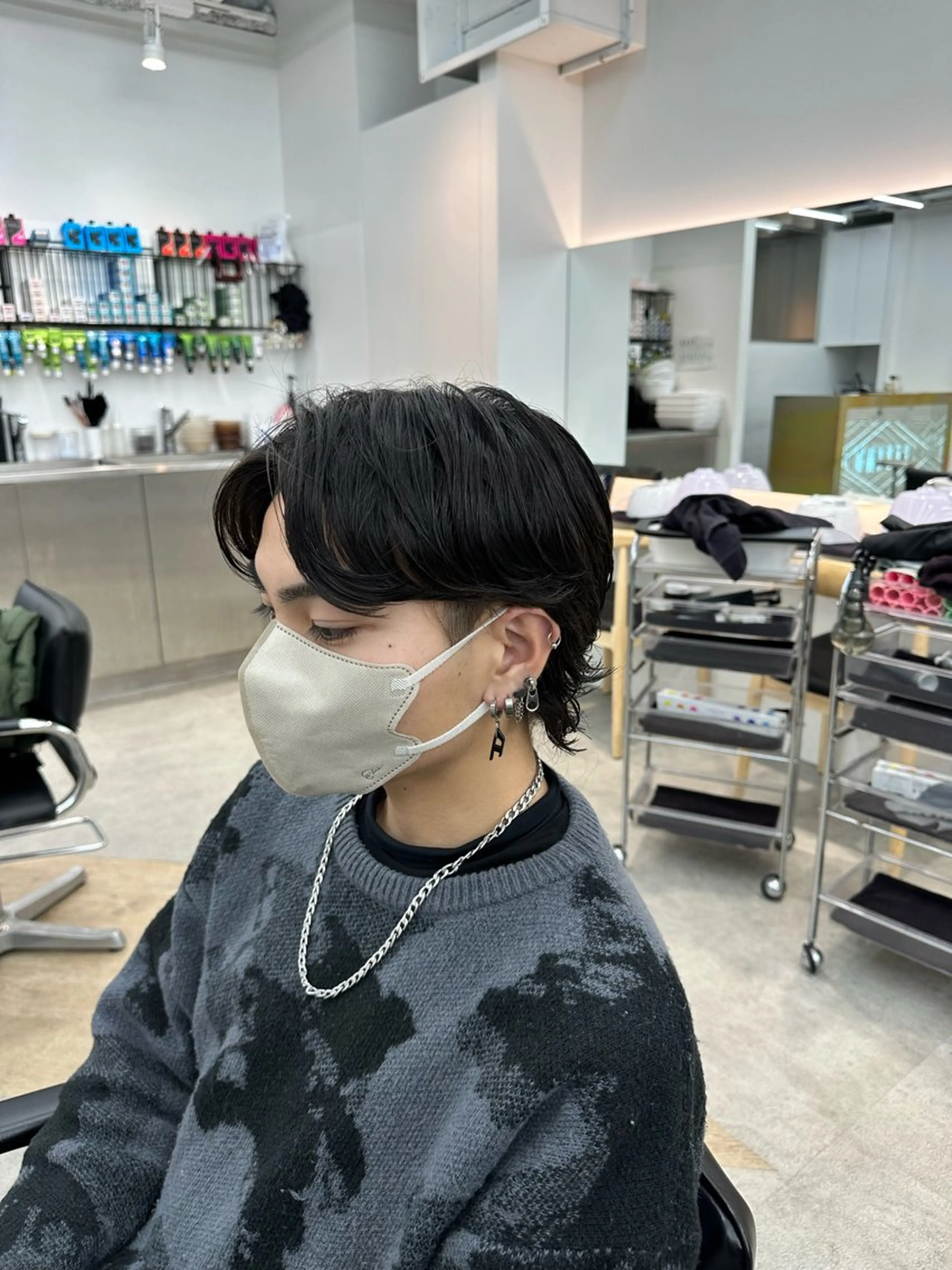 パーマ メンズ メンズパーマ ニュアンスパーマ カット パーマ fifth 栄　メンズサロン所属・🌀メンズパーマ職人 🌀北村涼のヘアスタイル