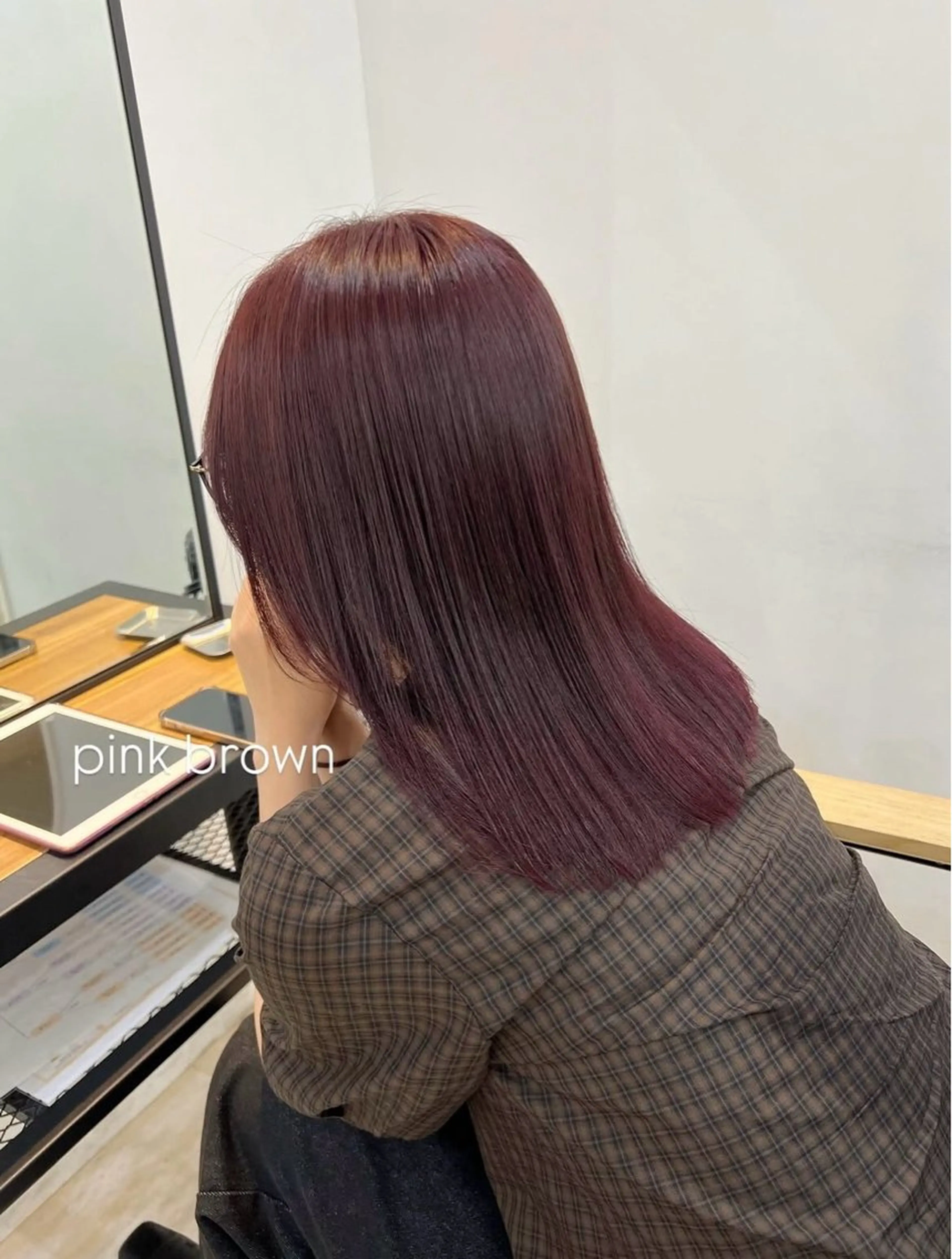 ミディアム カラー カット ヘアカラー トリートメント 【女性限定】 田中明莉🎀のヘアスタイル