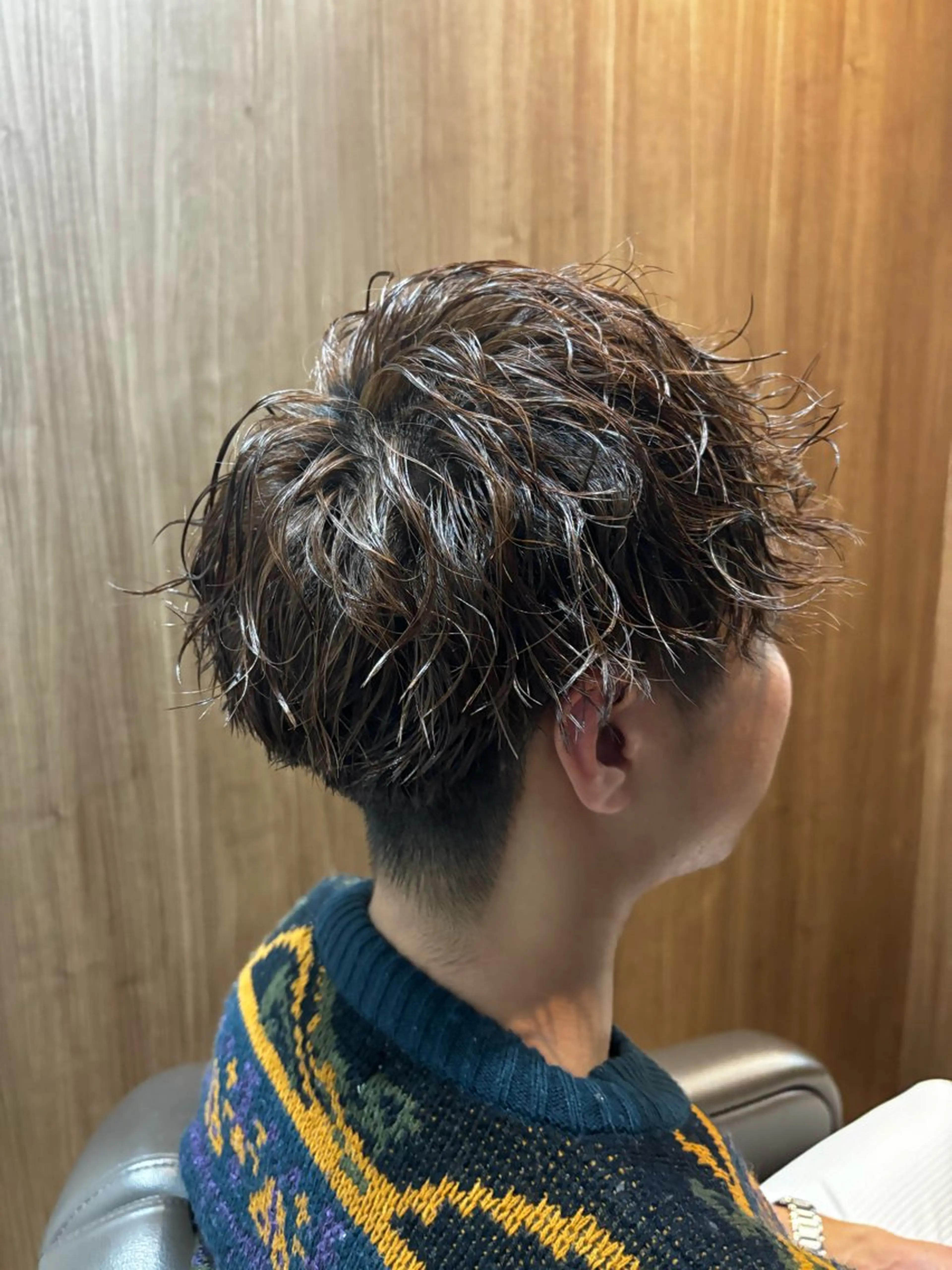 ミディアム CHROM TOKYO the  Barber 新宿店所属・畠山 敦匡のヘアスタイル