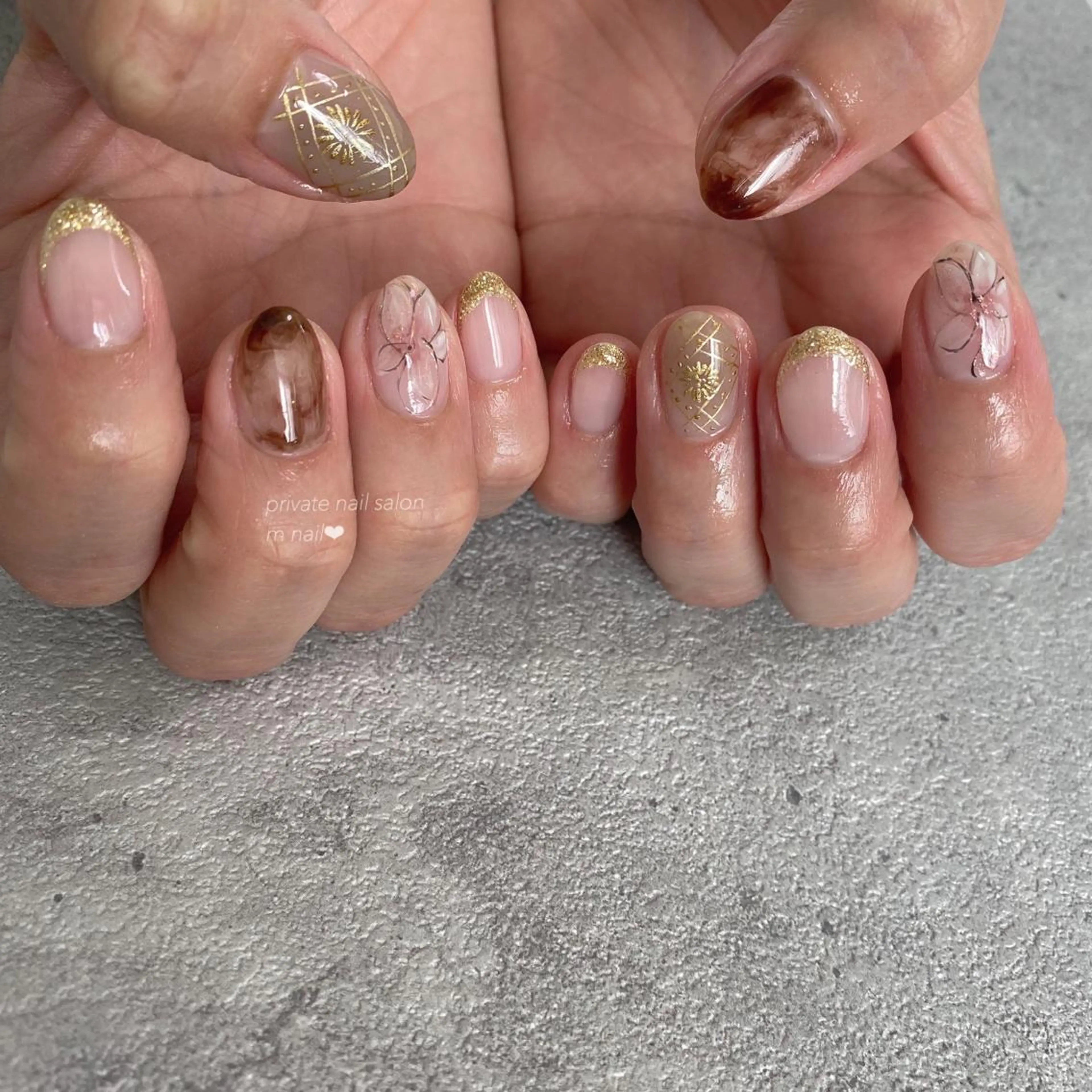 ネイル ハンドネイル 小河原 舞のネイルデザイン