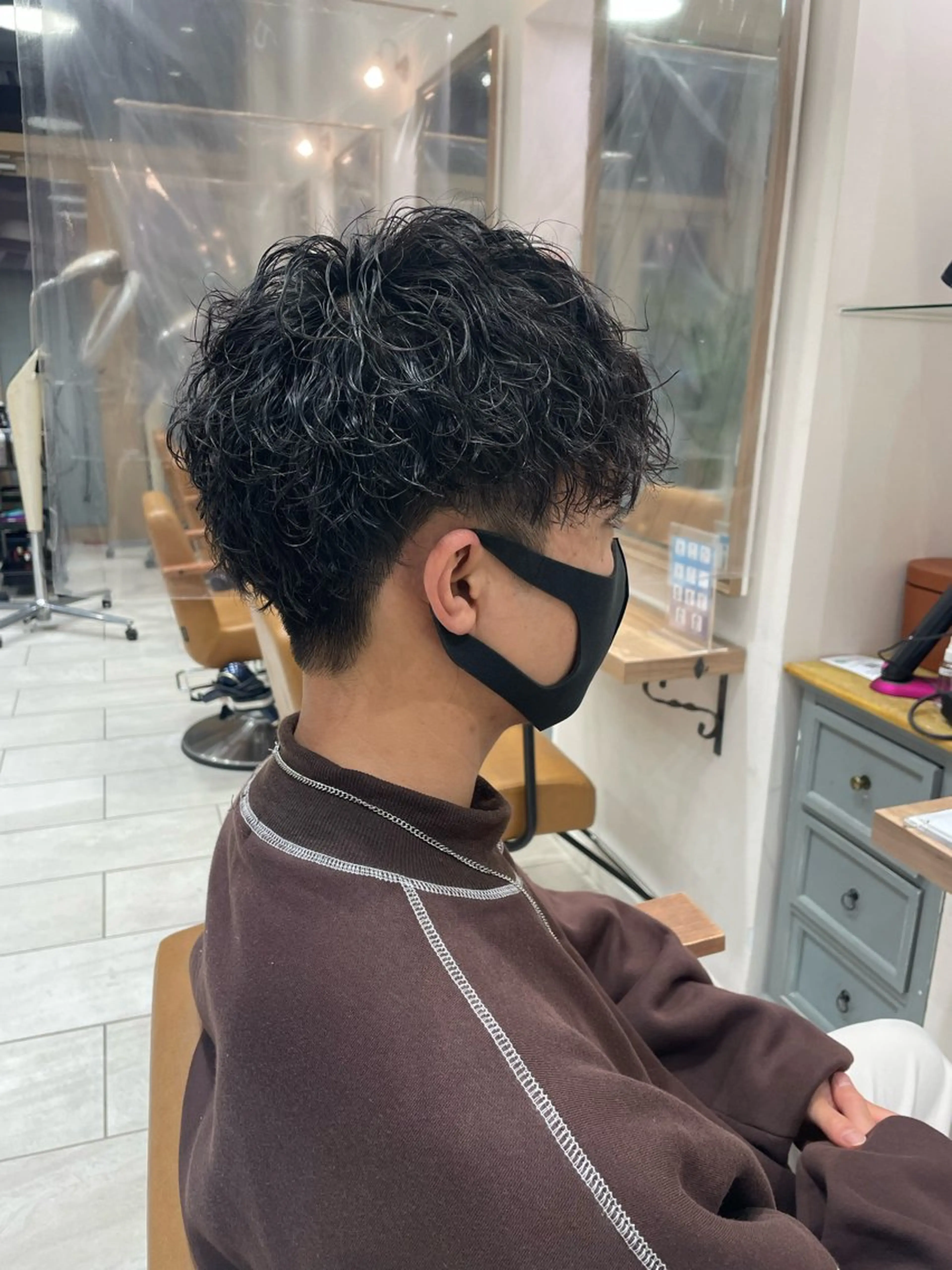 【先着2名様限定💫🪽】スタイリストによるカット込🩶✂メンズパーマ✨(ツイスパは対象外になります🙇🏻‍♀️)の写真