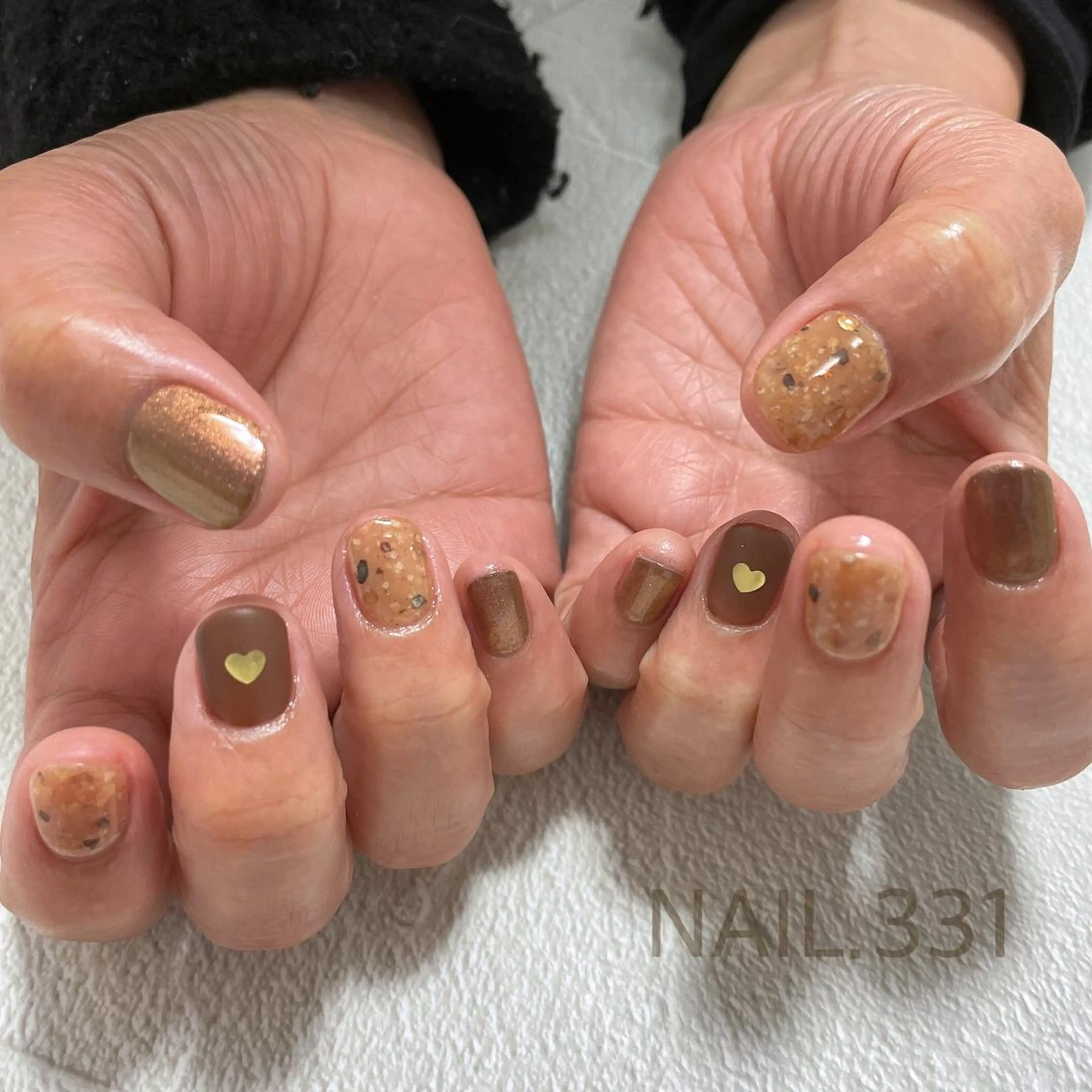ネイル アートネイル マットネイル メンズネイル NAIL.331所属・Nail 331のネイルデザイン