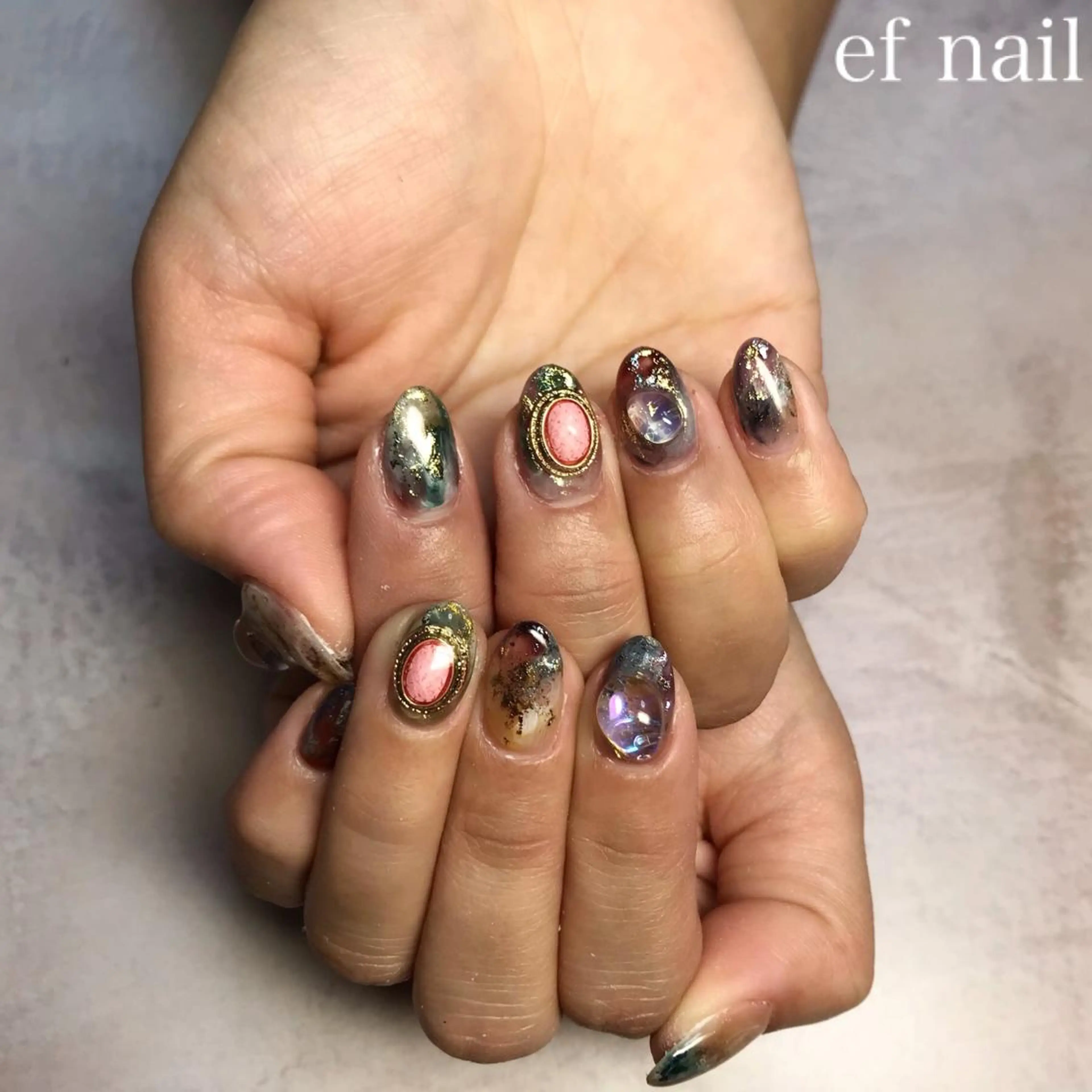 ネイル ハンドネイル ef nailのネイルデザイン