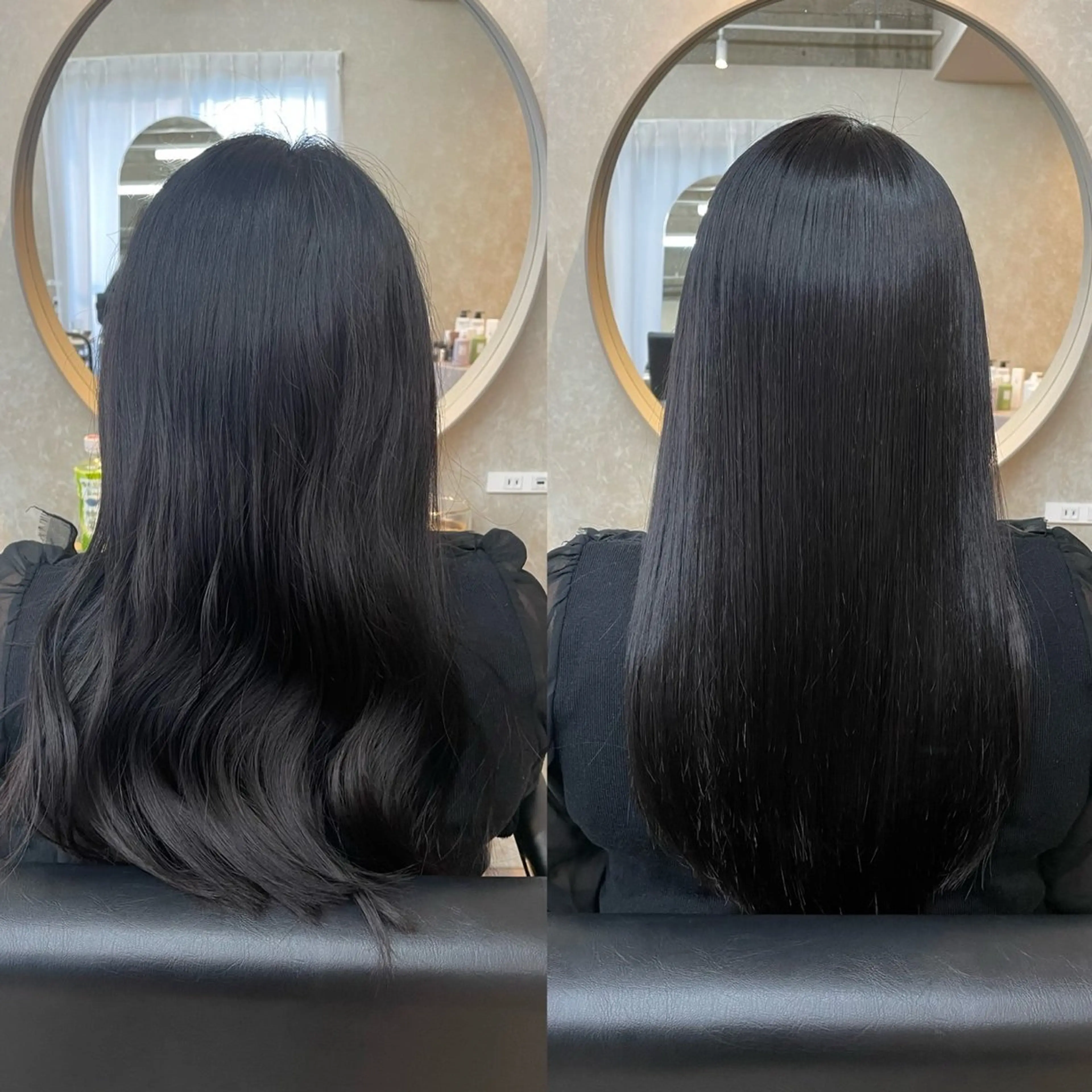 ロング カット 縮毛矯正 トリートメント 小谷 梨奈のヘアスタイル