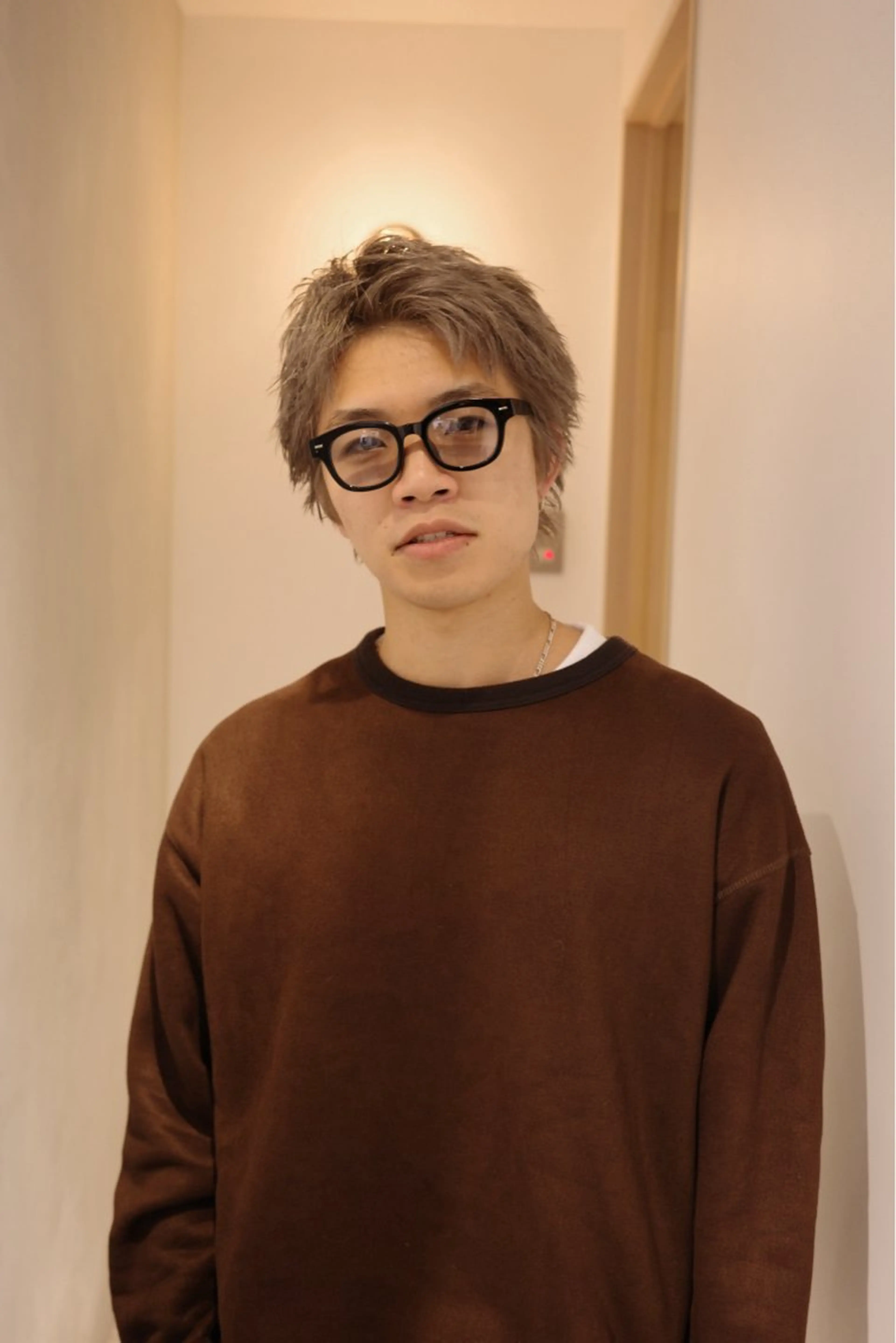 カラー メンズ 💫パーマモデル募集 河野瑠太のヘアスタイル