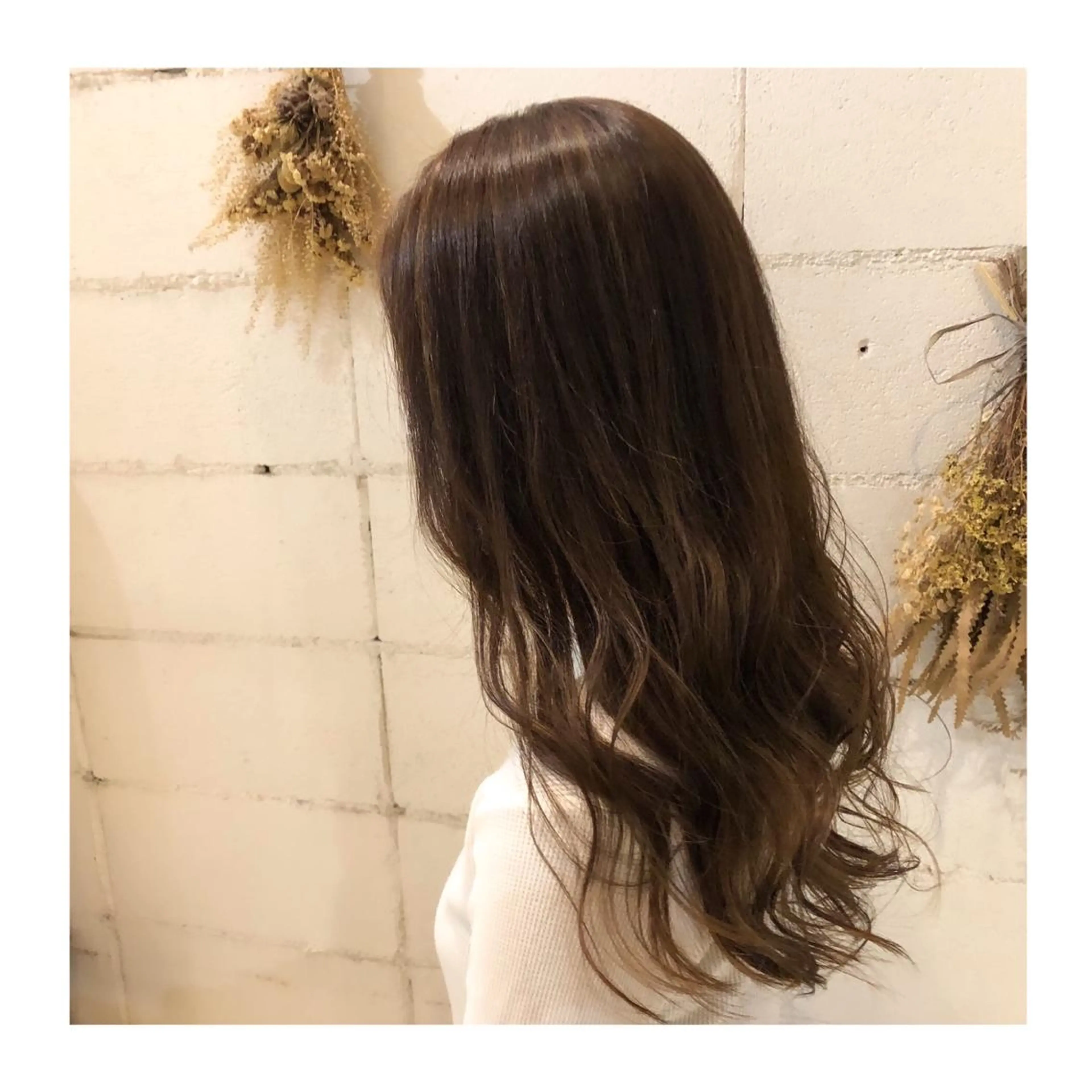 ロング カラー ベージュカラー ハイライトカラー ハイライト ヘアカラー トリートメント ❁⃘ ち だ り さ ❁⃘のヘアスタイル