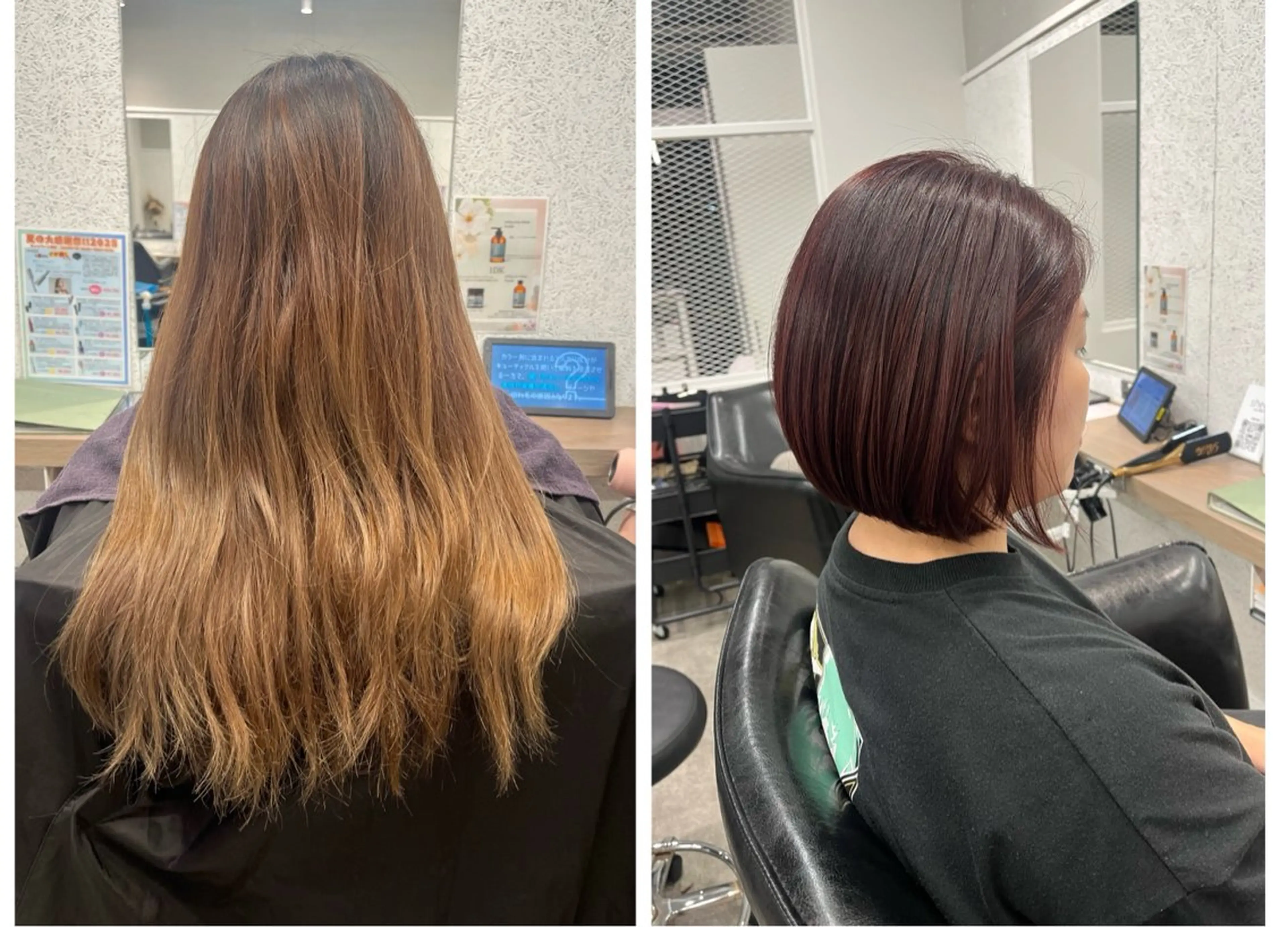 ショート カラー ショートボブ レッドカラー ボブ ショートヘア カット ヘアカラー トリートメント ヘッドスパ 🍓髪質改善/派手髪 🌈しんたに🐰のヘアスタイル