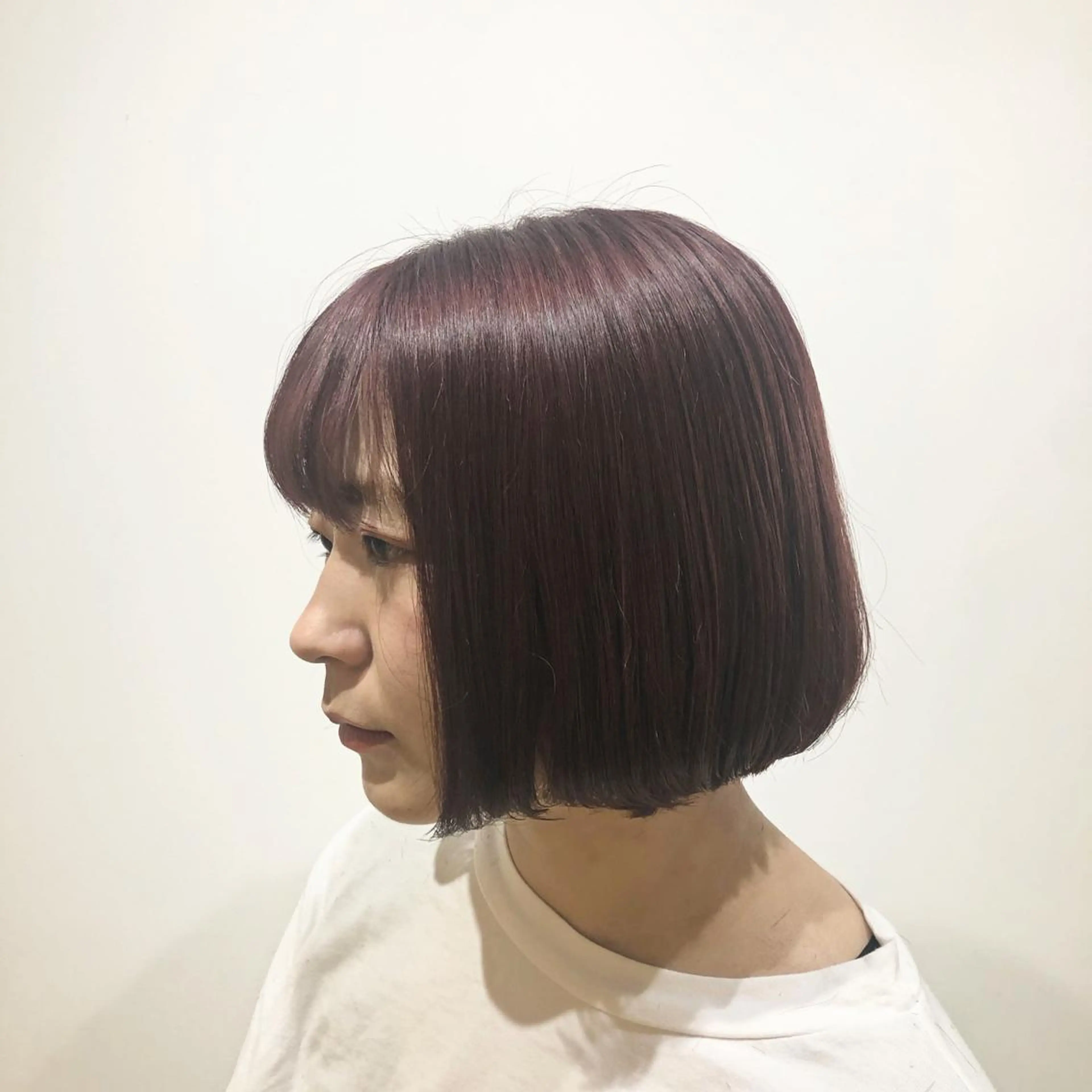 ミディアム カラー 中司 莉菜のヘアスタイル
