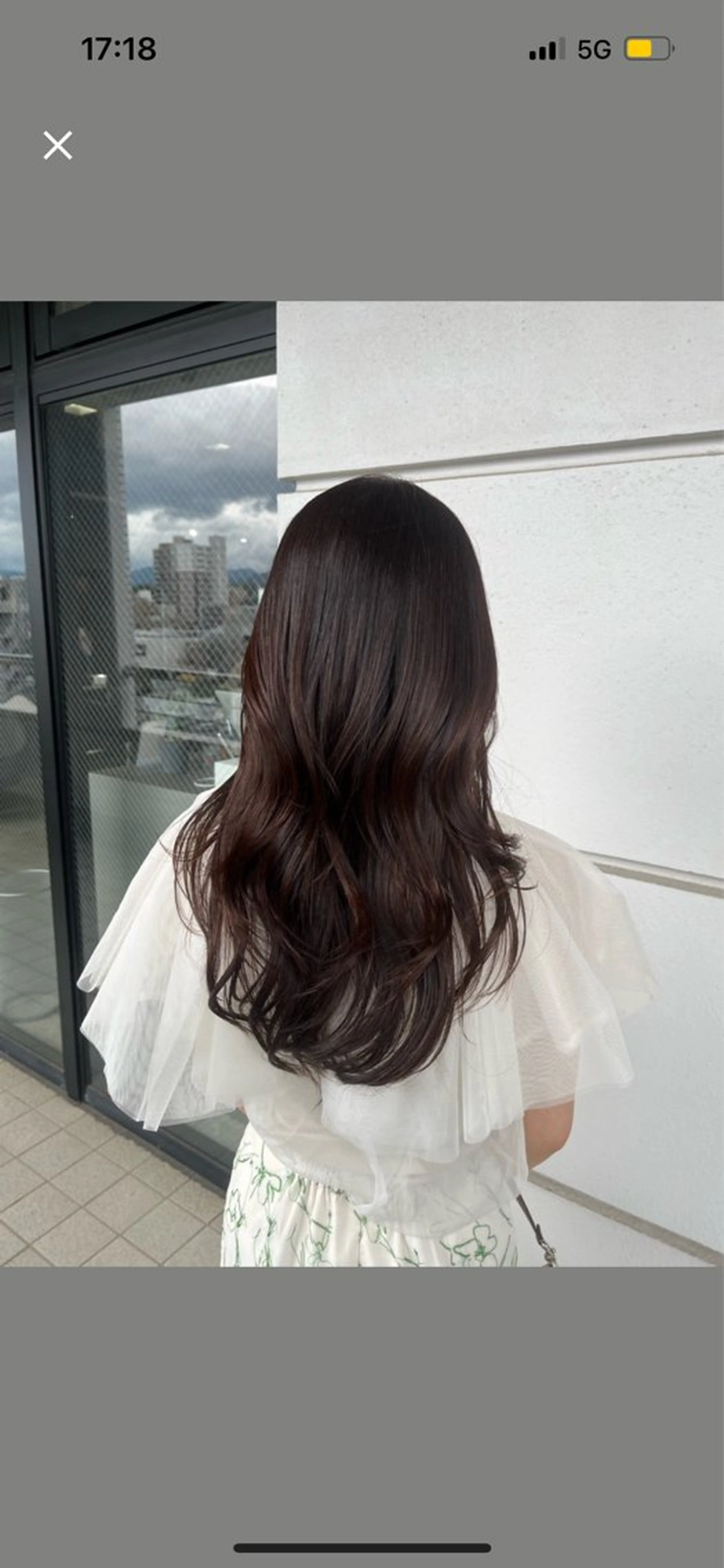 ロング カット ヘアカラー トリートメント 髪質改善×韓国ヘア 🫧天神美容室のヘアスタイル