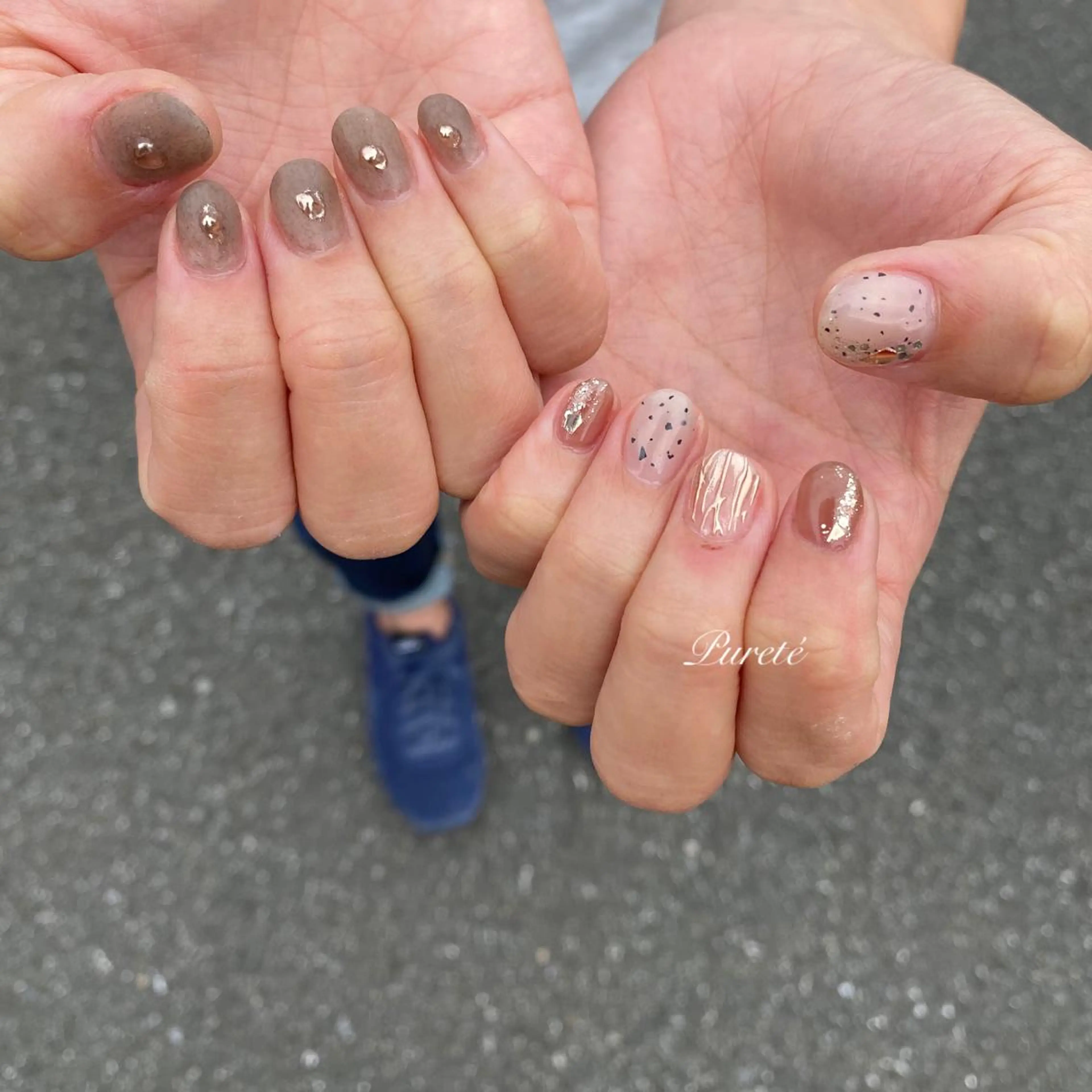 ネイル ハンドネイル nailsalon Puretéのネイルデザイン
