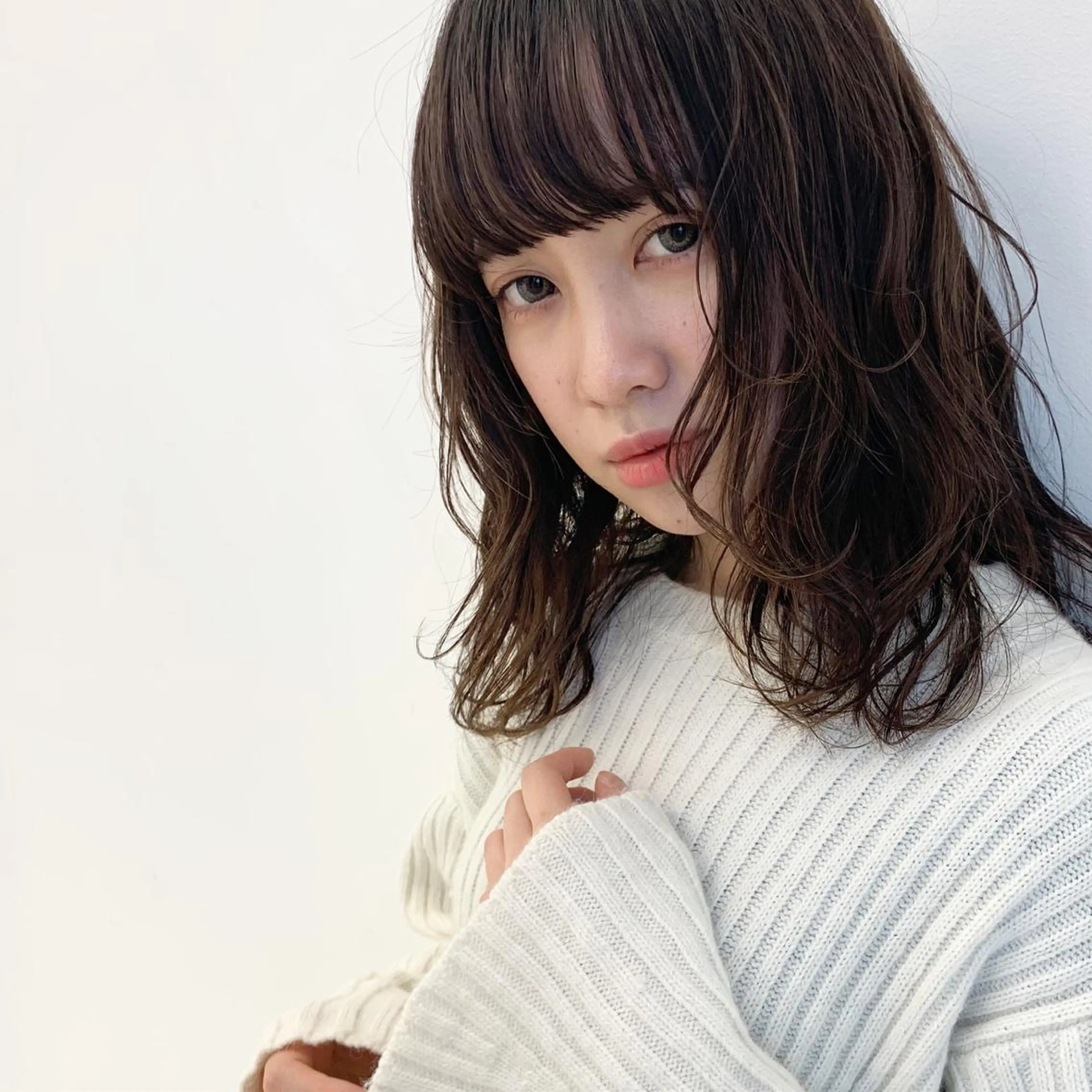 ミディアム 海外デザイン🇺🇸 石渡諒太のヘアスタイル