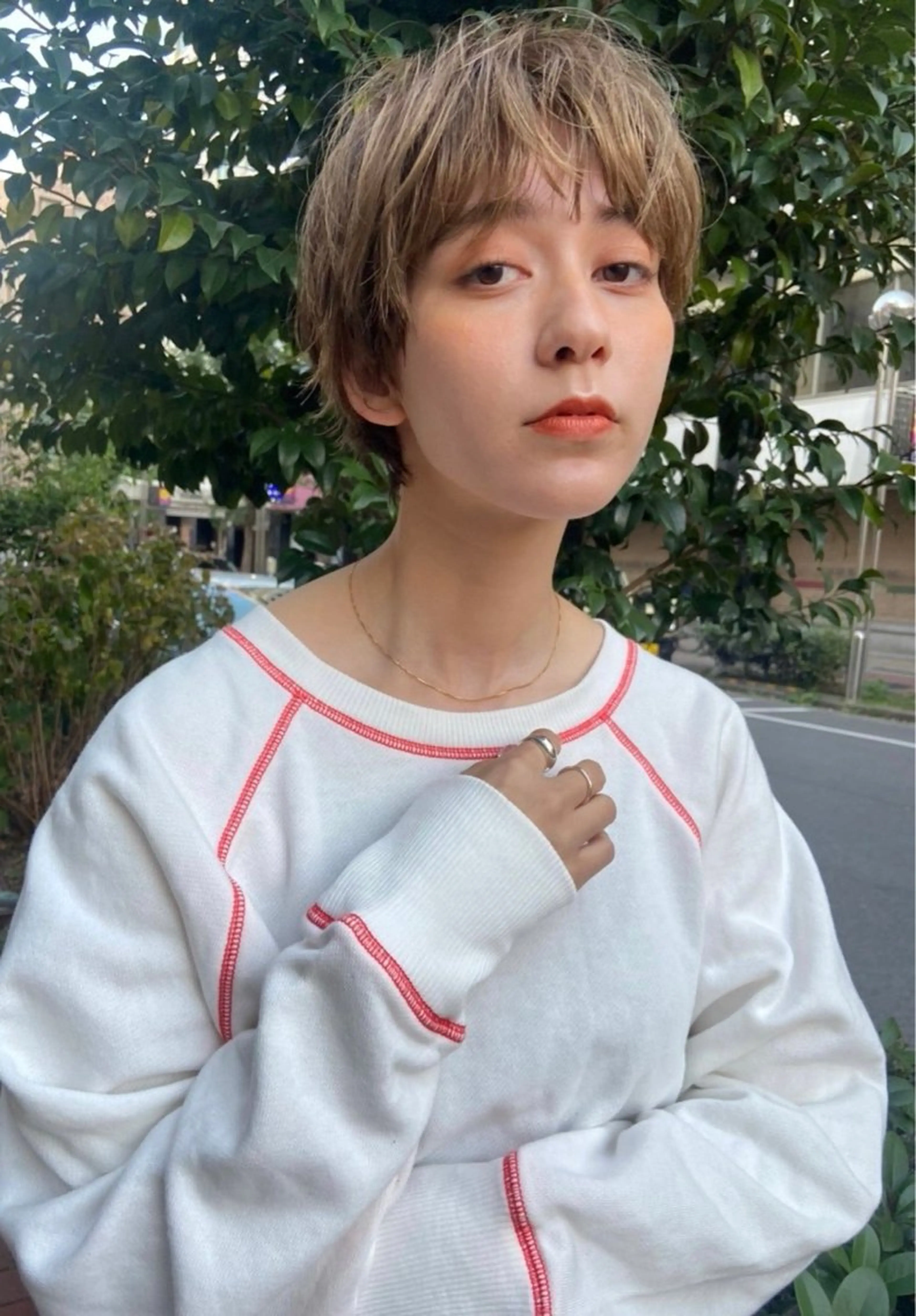 カット　〈レディース骨格似合わせショートスタイル〉の写真