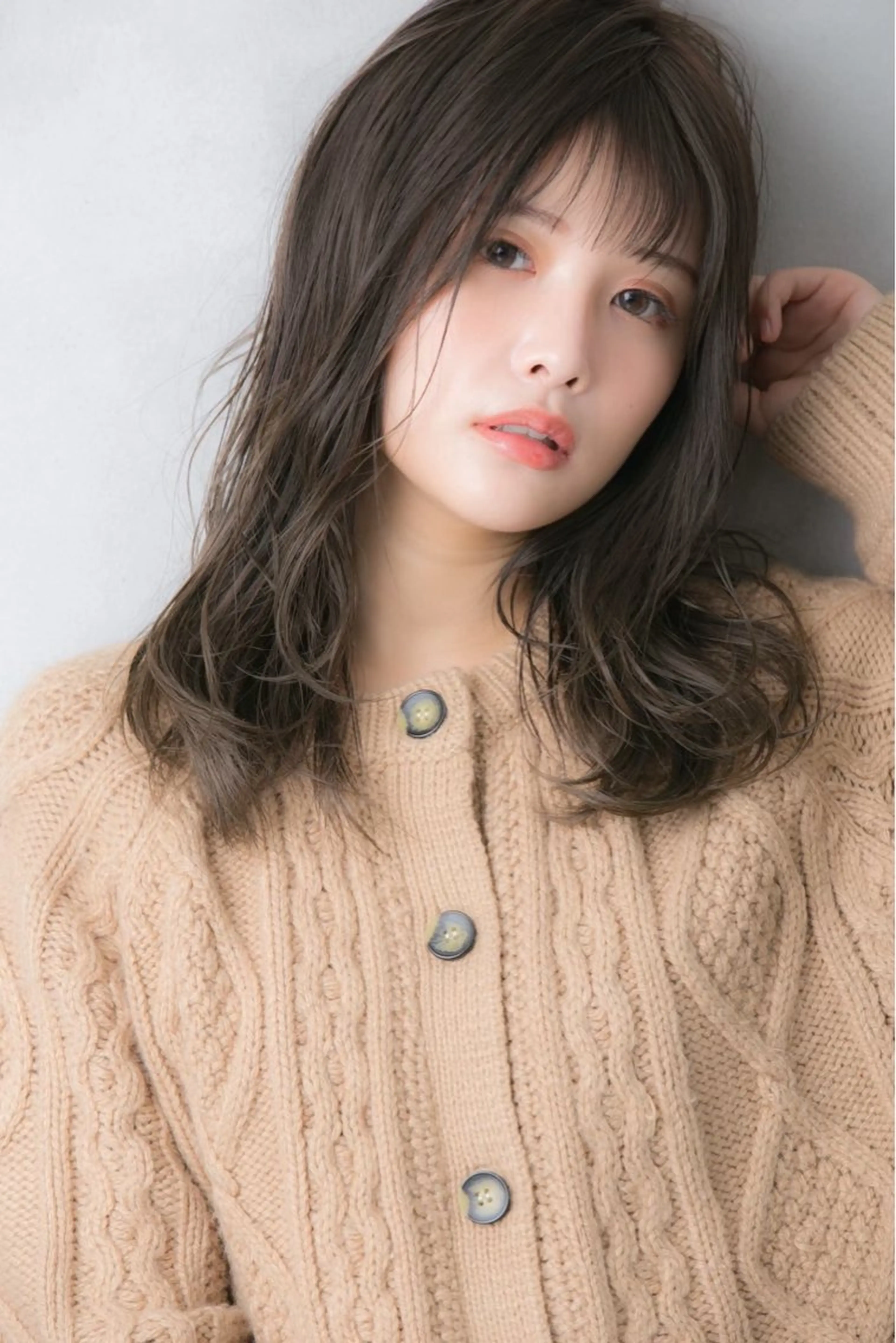 ミディアム カラー パーマ カット ヘアカラー パーマ トリートメント ヘッドスパ 縮毛矯正✨ 透明感カラー✨山下のヘアスタイル