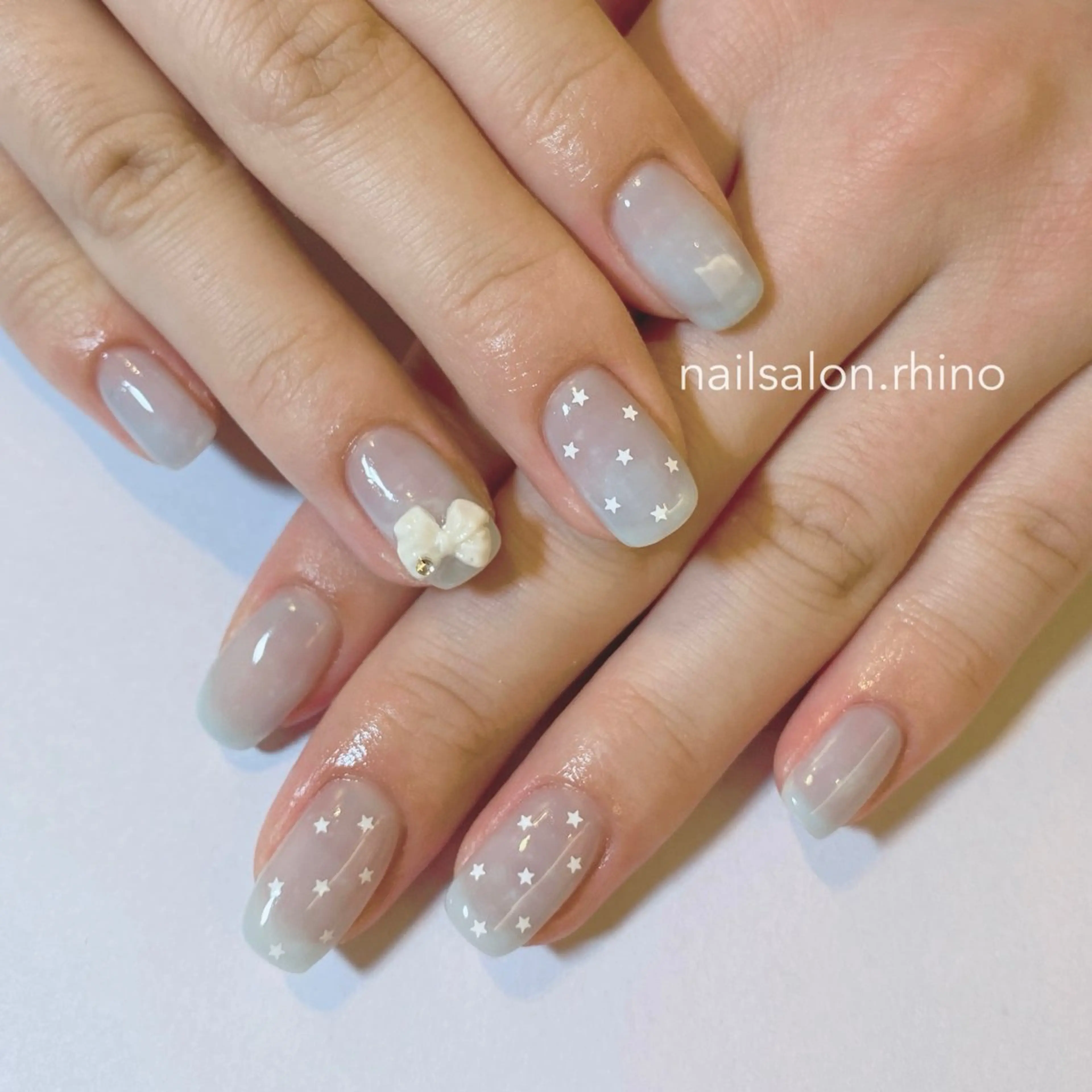 ネイル 持ち込み ハンドネイル nail salon Rhino (ライナ)所属・平尾ネイルサロン ライナのネイルデザイン
