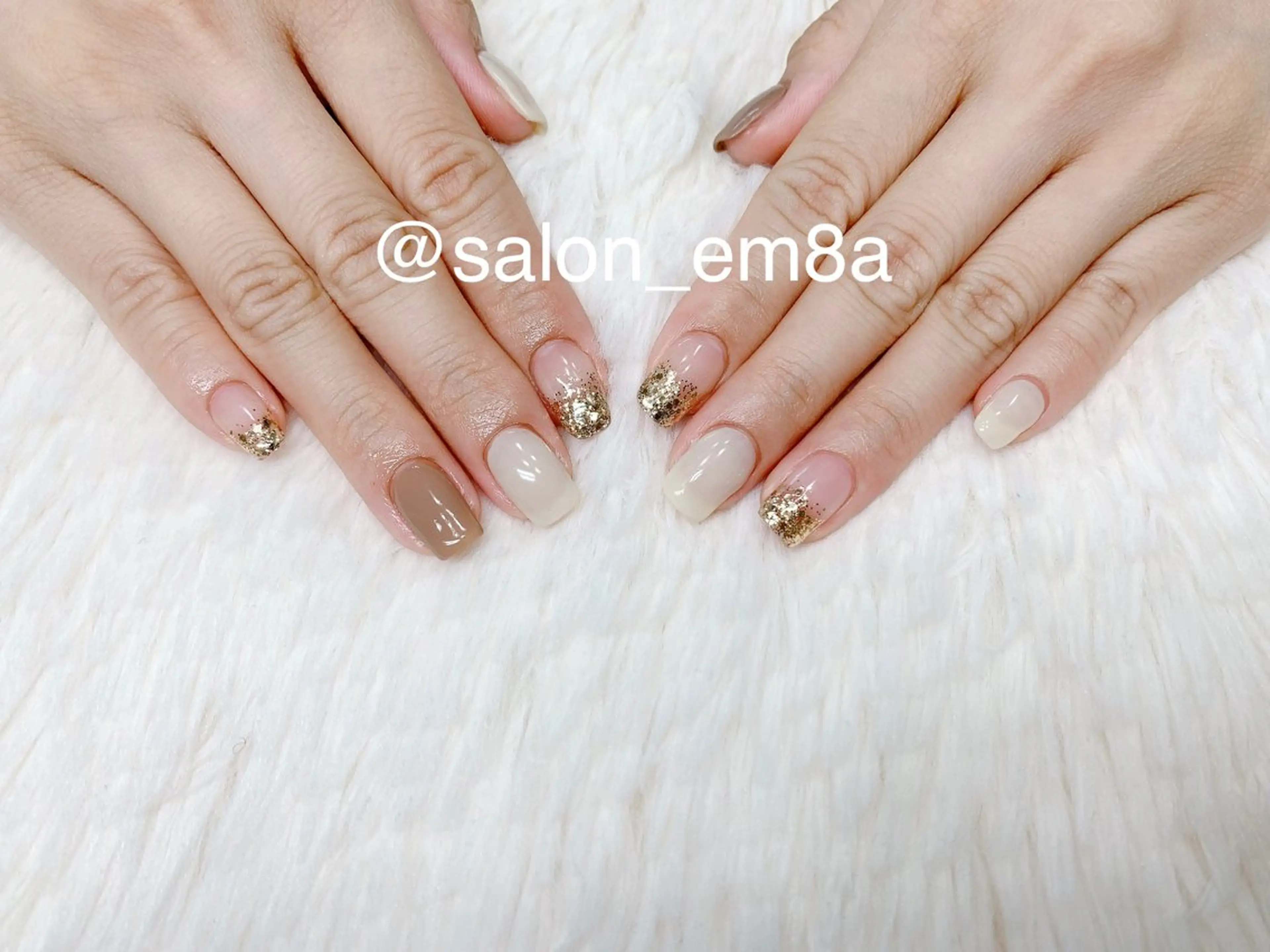 ネイル ジェルネイル シンプルネイル salon EM&A emiのネイルデザイン