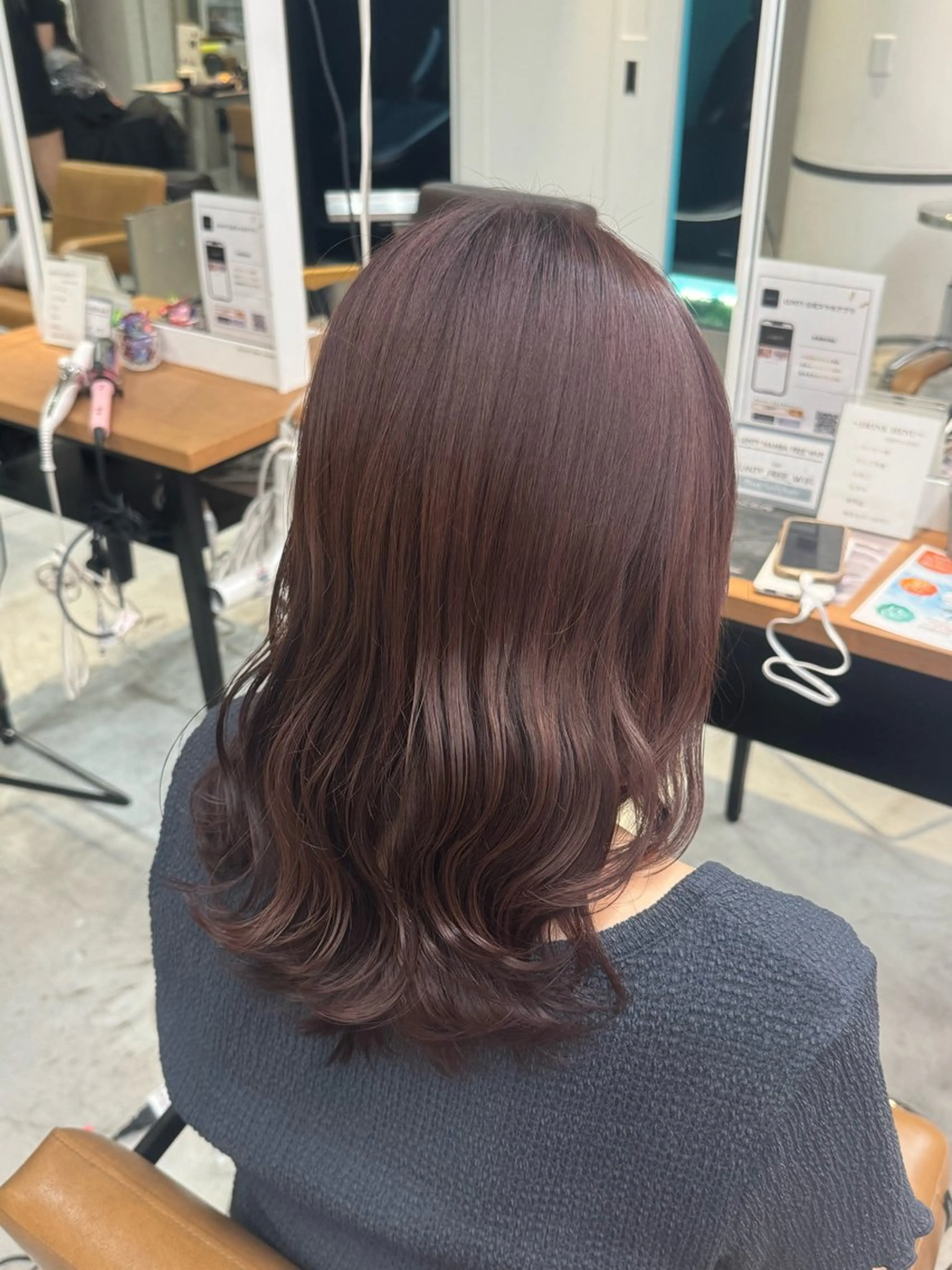 ミディアム ヘアカラー 🌶推しカラー RINA🌶´-のヘアスタイル