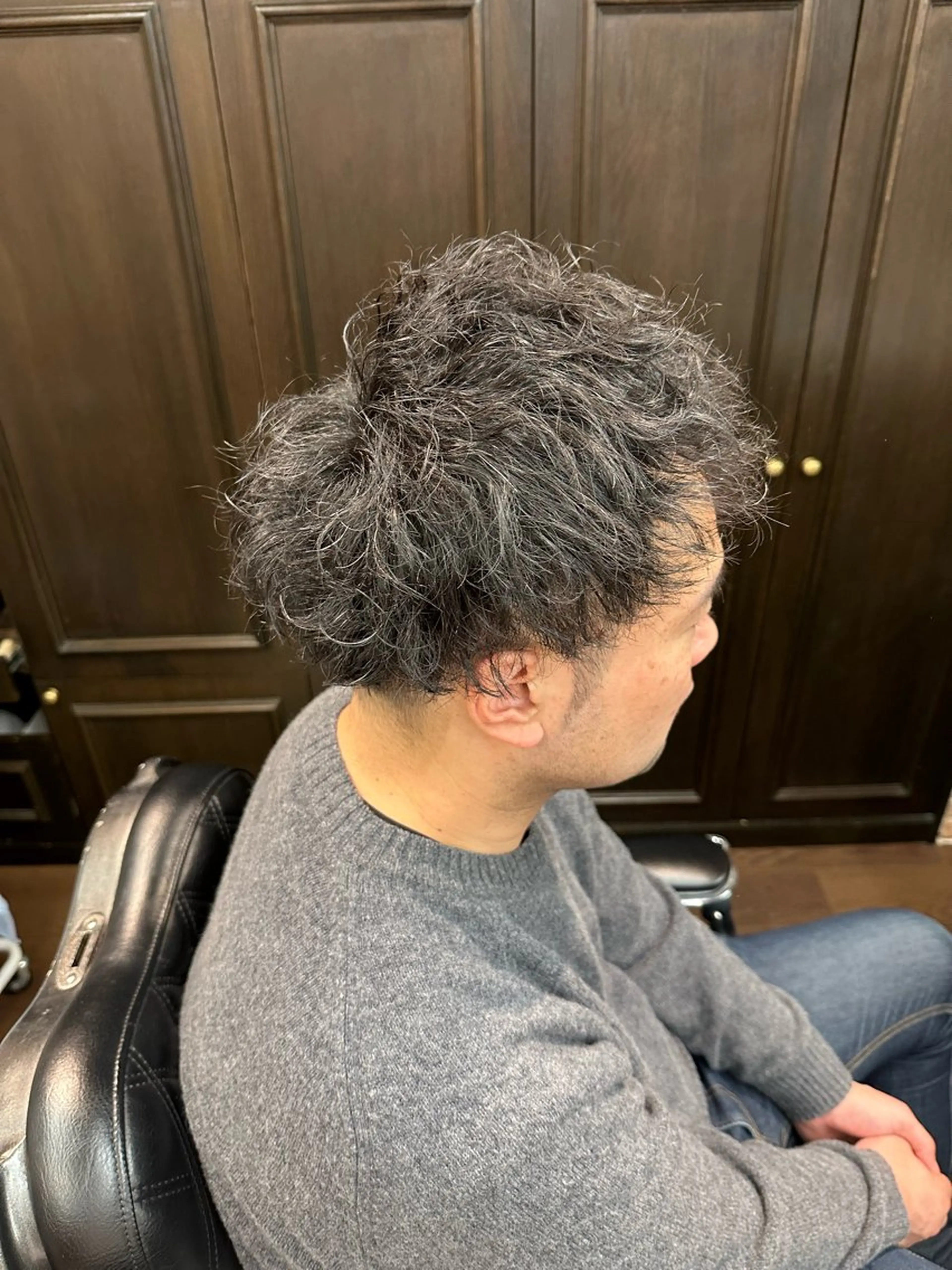 カット+パーマ+セット 「期間限定オイル付き」  波巻きパーマ❌の写真