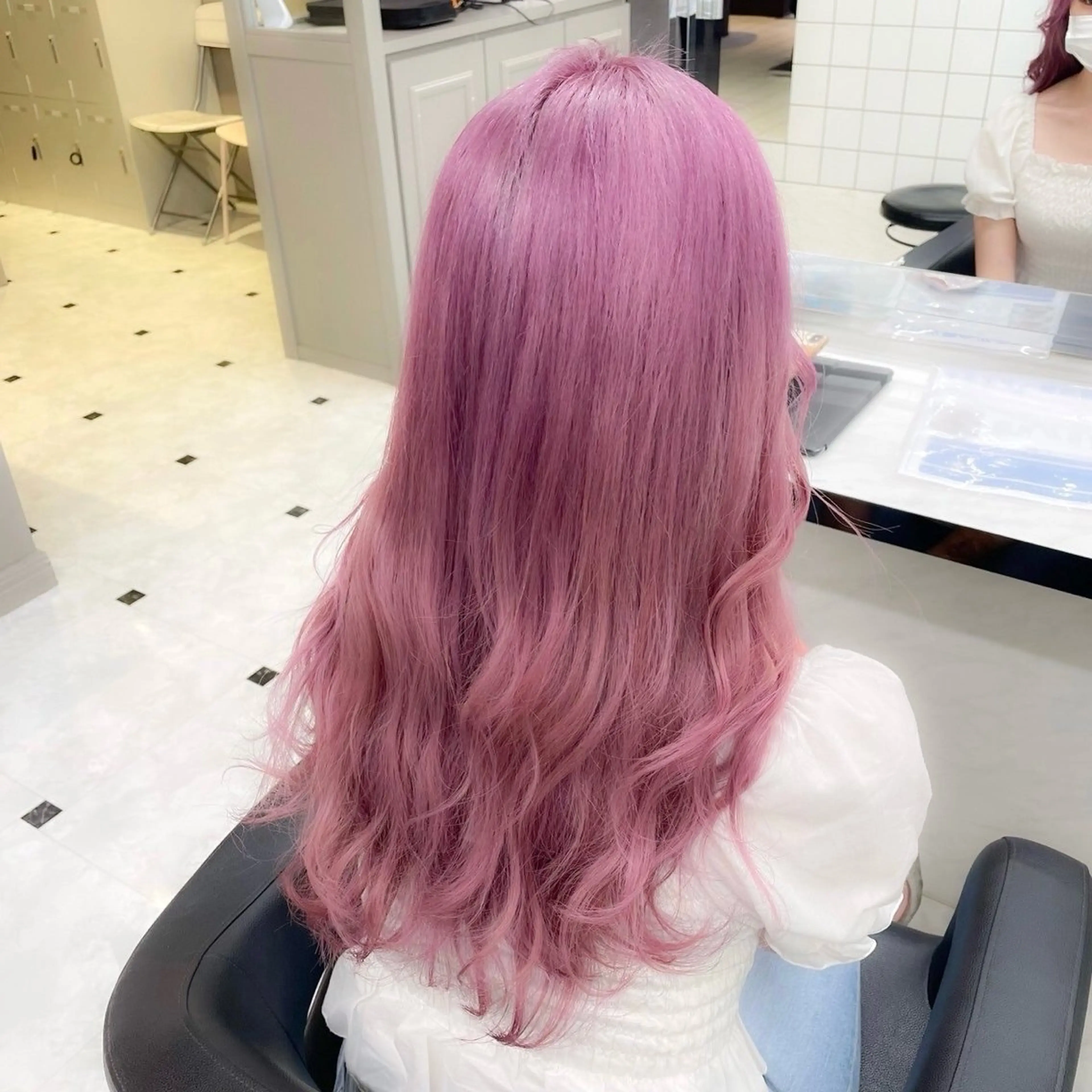 ロング カラー ロング メンズカットの達人 暖色カラー ダイチのヘアスタイル