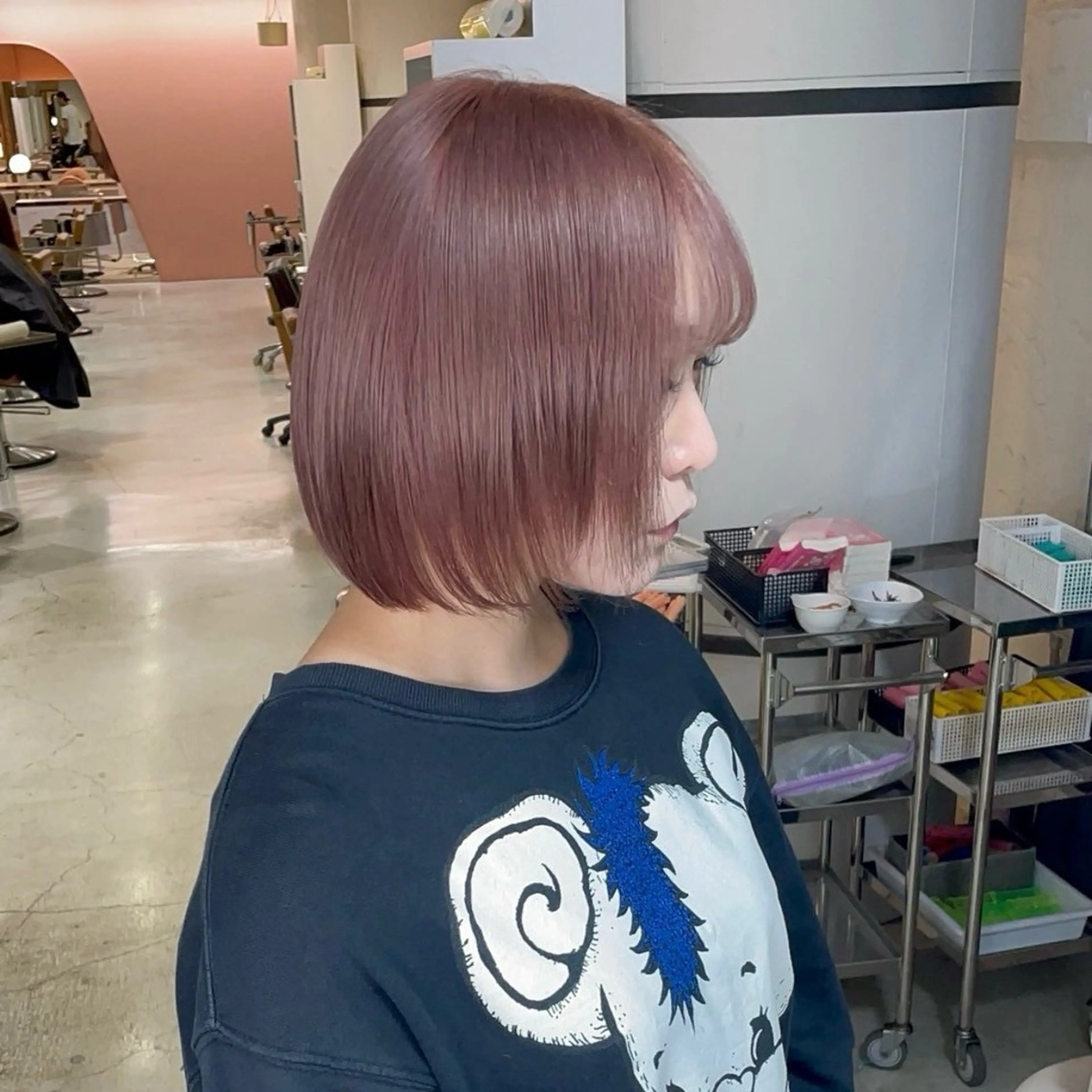 カラー ヘアカラー LUNTY NAMBA 難波駅前店所属・透け感ベージュ 🪐REN🪐のヘアスタイル