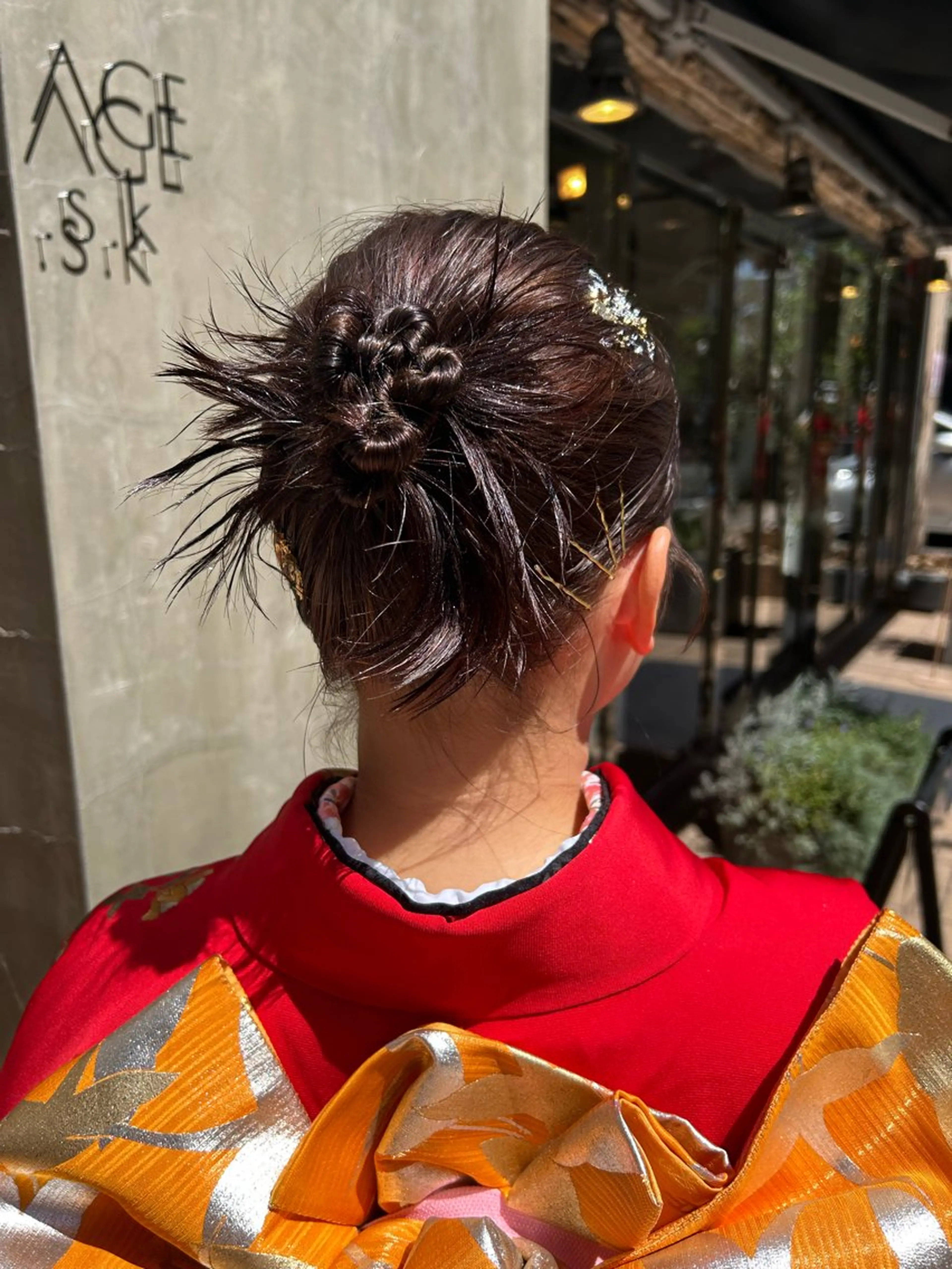 ヘアアレンジ ヘアセット ミナミ🩰デサインカ ラー♡ヘアセットのヘアスタイル