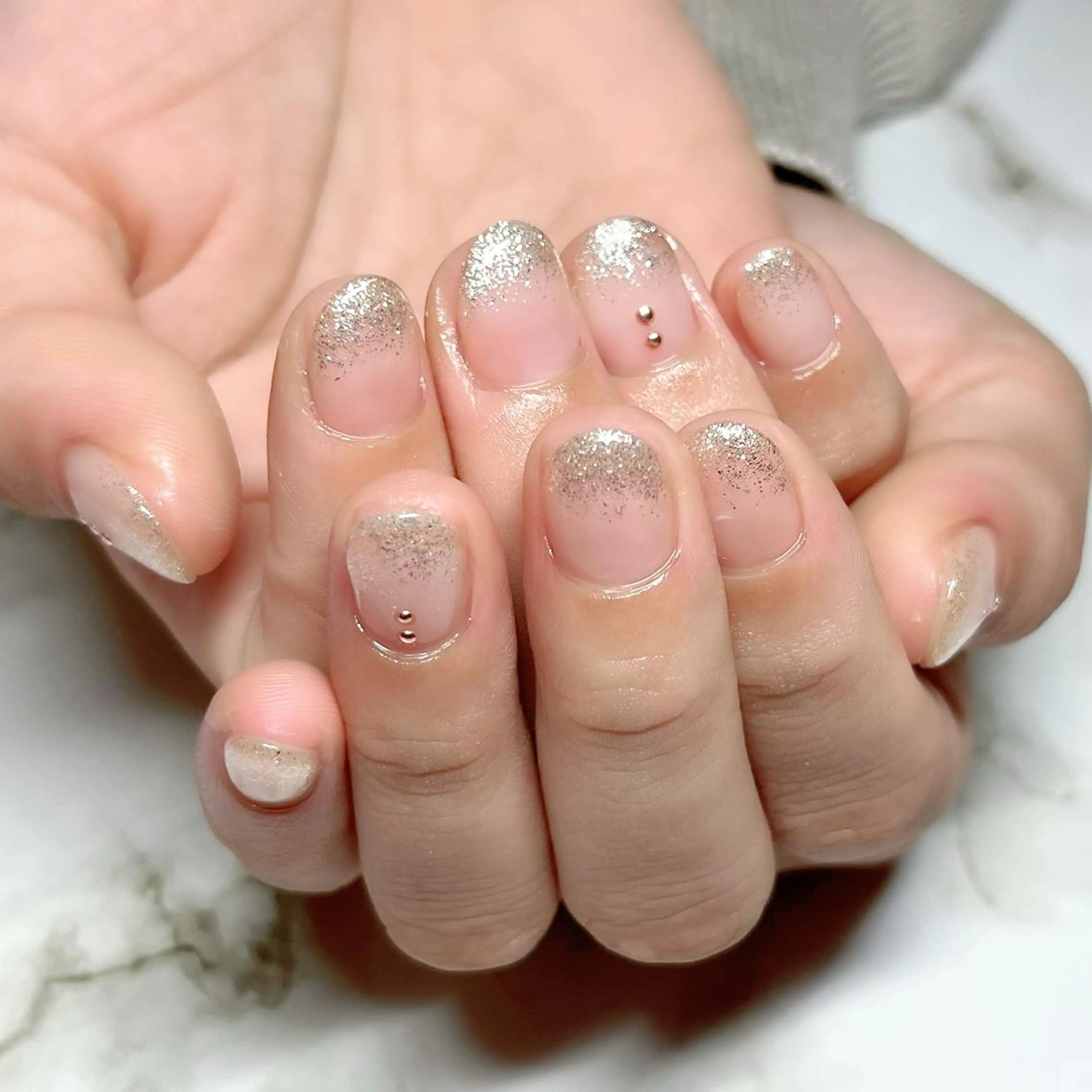 ネイル ラメ(グリッター) ラメグラデーション RuxuryNail ／RiAnnaのネイルデザイン