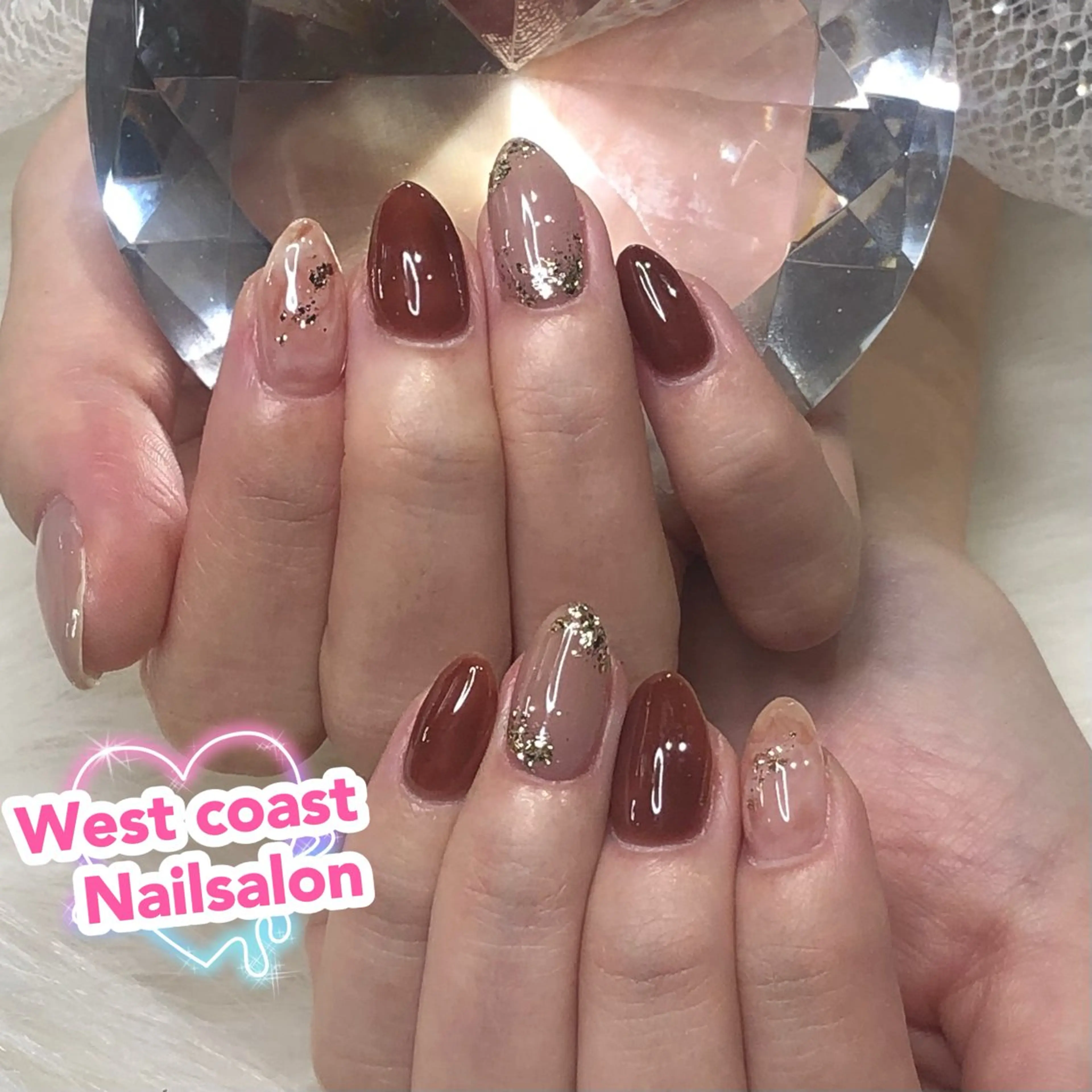 ネイル 韓国ネイル マグネットネイル 持ち込み ニュアンスネイル ワンカラーネイル west coast スカルプ専門店のネイルデザイン
