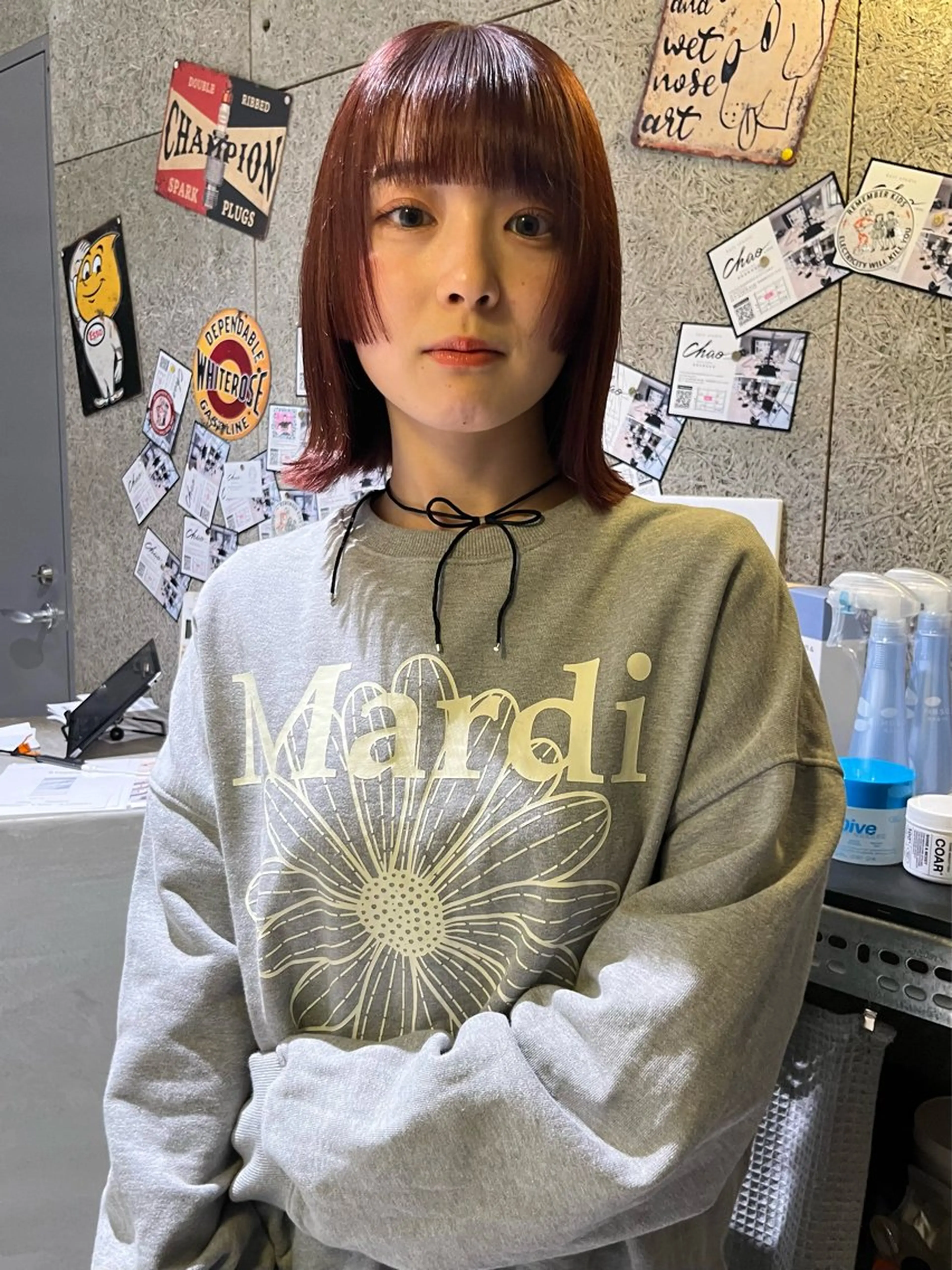 ショート カット ヘアカラー トリートメント haruya/ボブ/ ショート/髪質改善のヘアスタイル