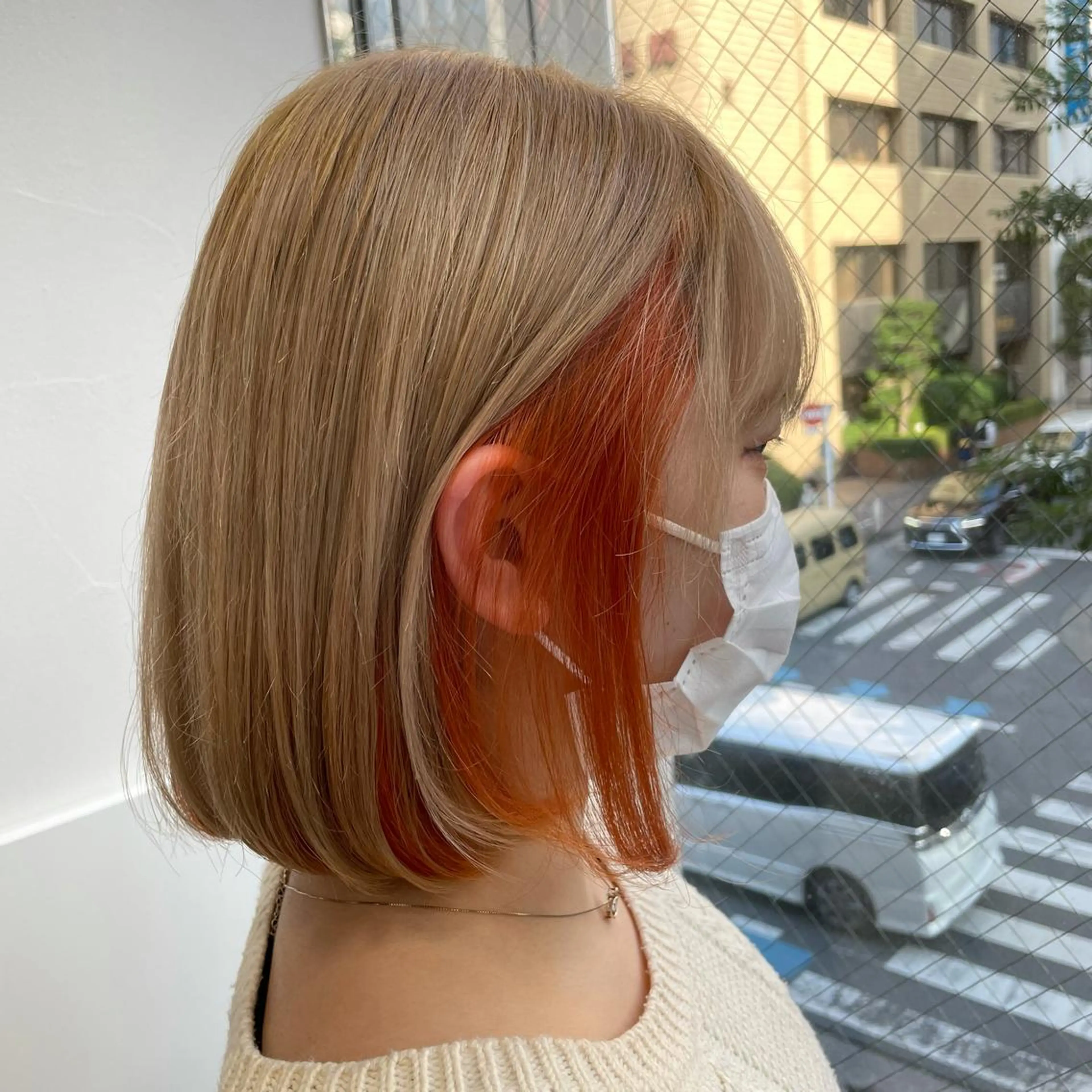 ミディアム カラー ヘアカラー トリートメント ヘアセット 🌼杉田 胡桃🌼のヘアスタイル