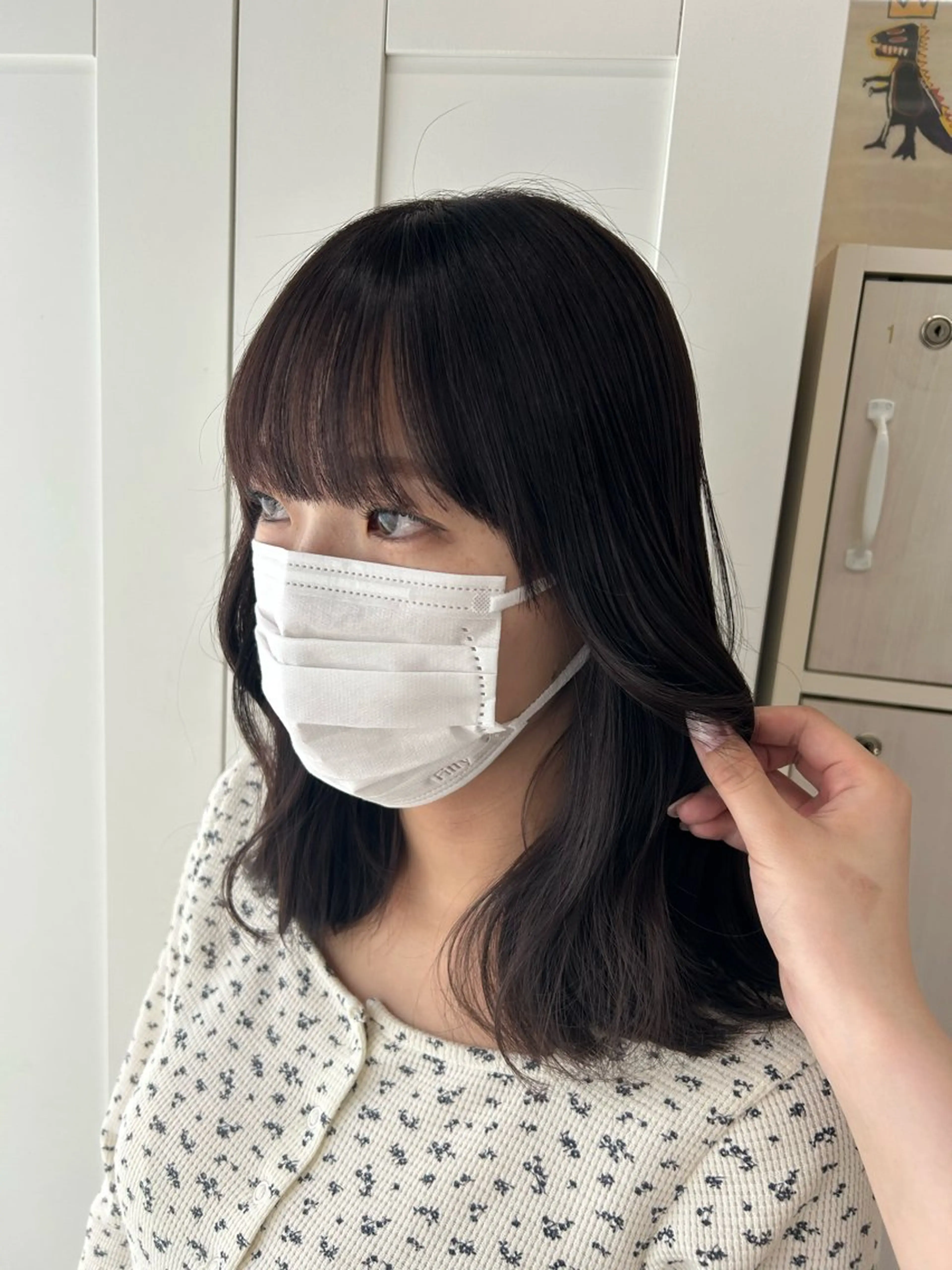 ミディアム レイヤーカット カット ヘッドスパ Lomalia Yuukaのヘアスタイル