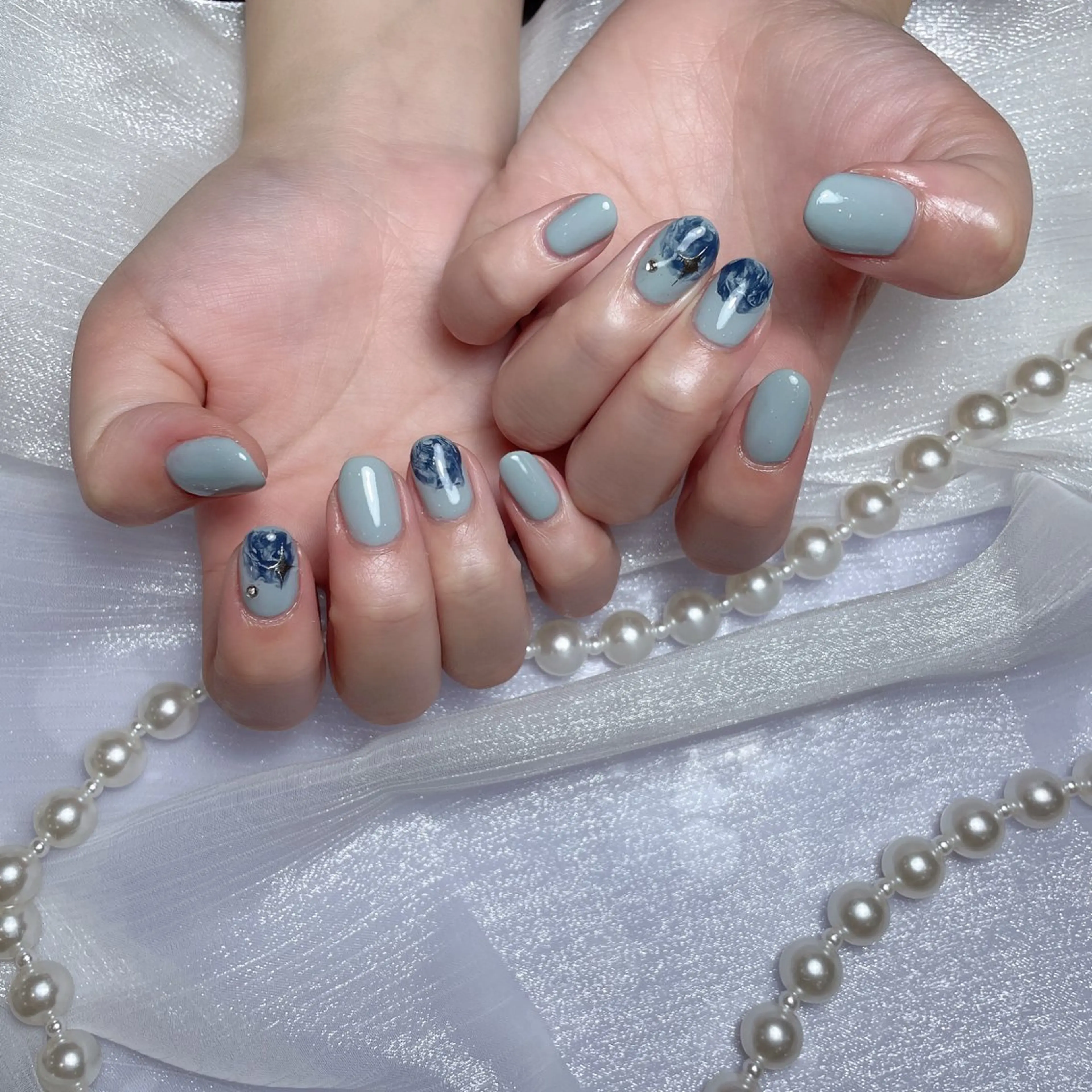 ネイル シンプルネイル M2 beauty Hoshinaのネイルデザイン