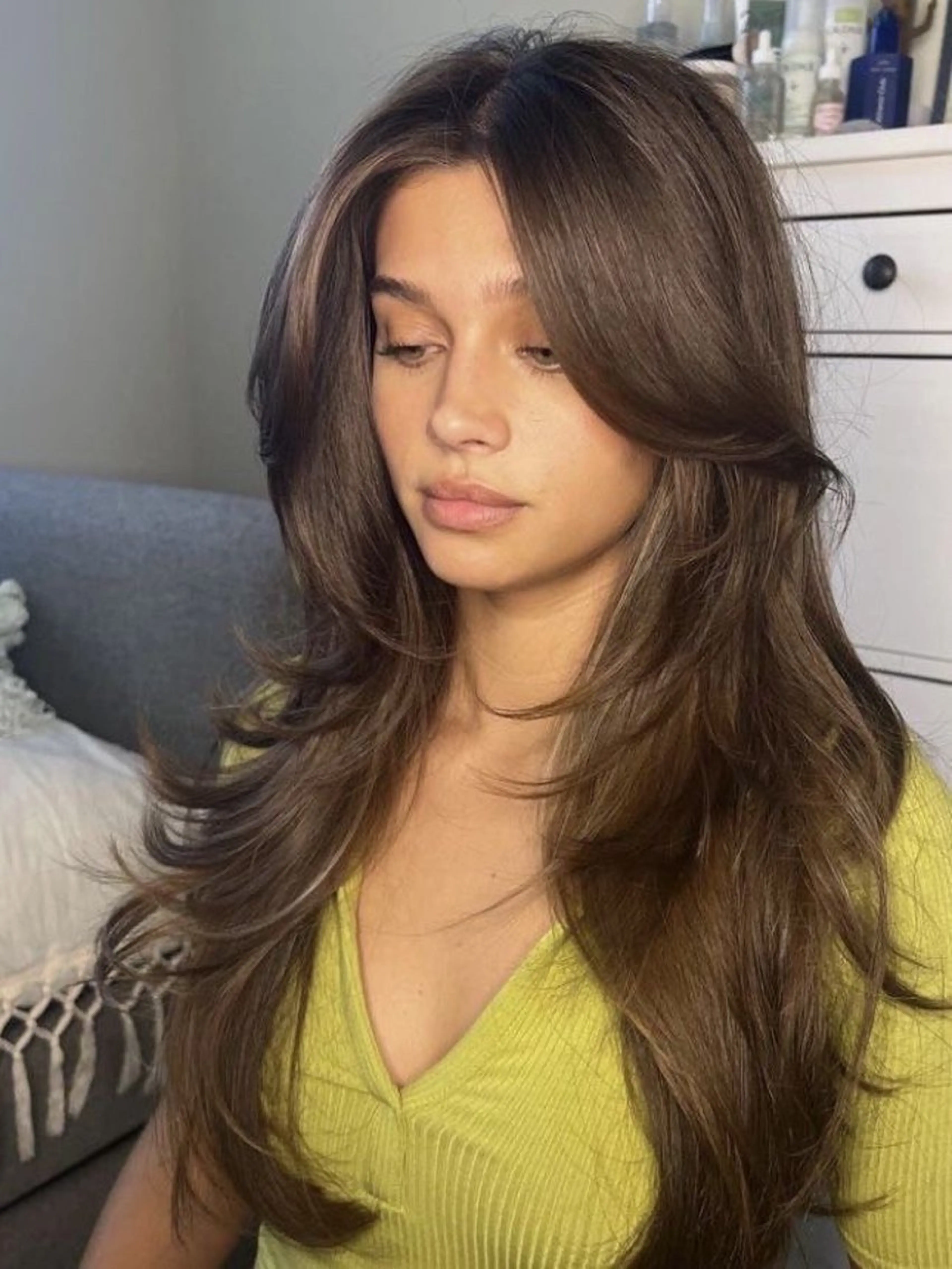 ロング Leverage New York所属・小滝 楓のヘアスタイル