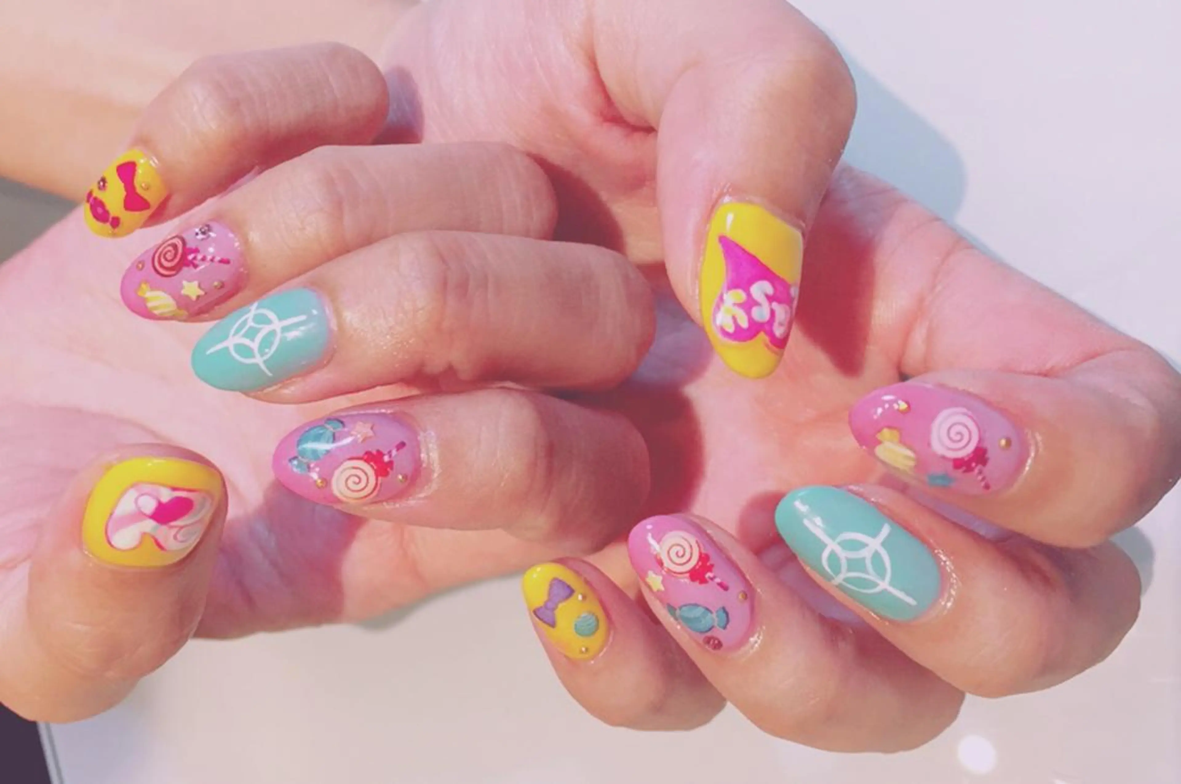 ネイル リボン ハンドネイル ハンドケア NAIL 106G所属・西日暮里駅徒歩1分/ NAIL106Gのネイルデザイン