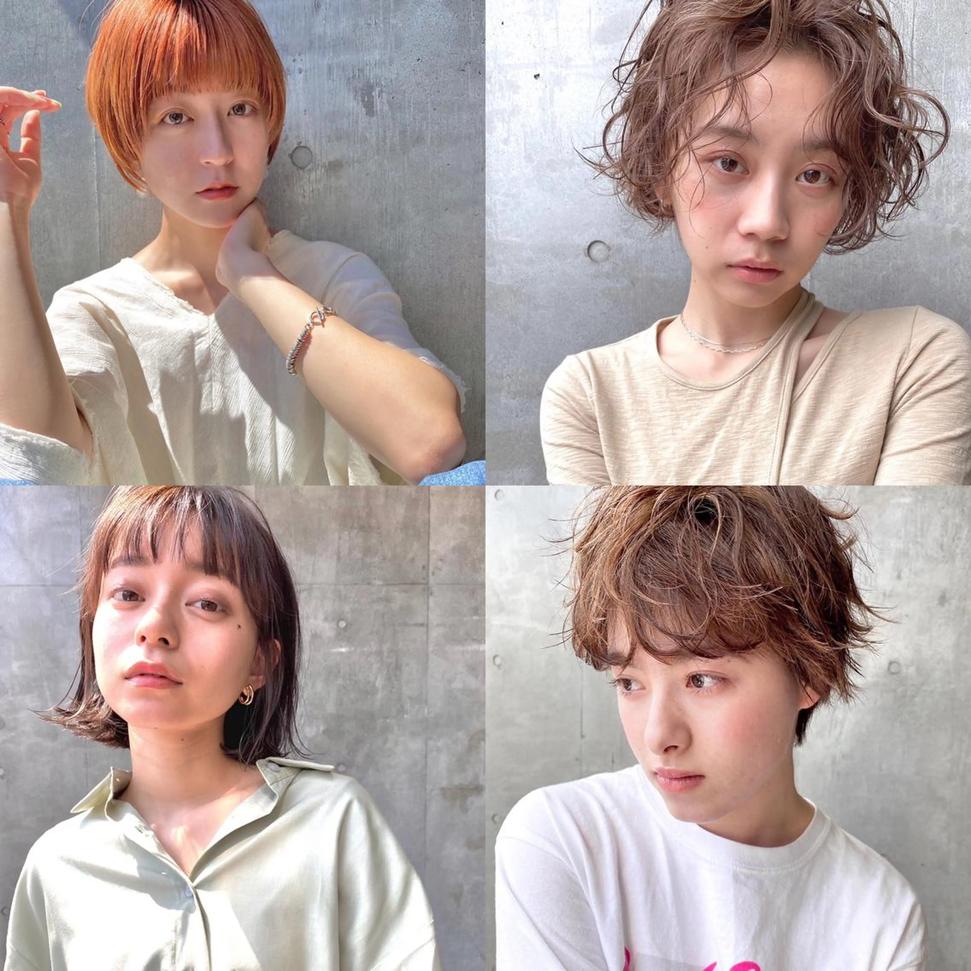 ショート カラー パーマ ヘアアレンジ tane.所属・【ダメージレス施術】 【透明感】北村 拓也のヘアスタイル