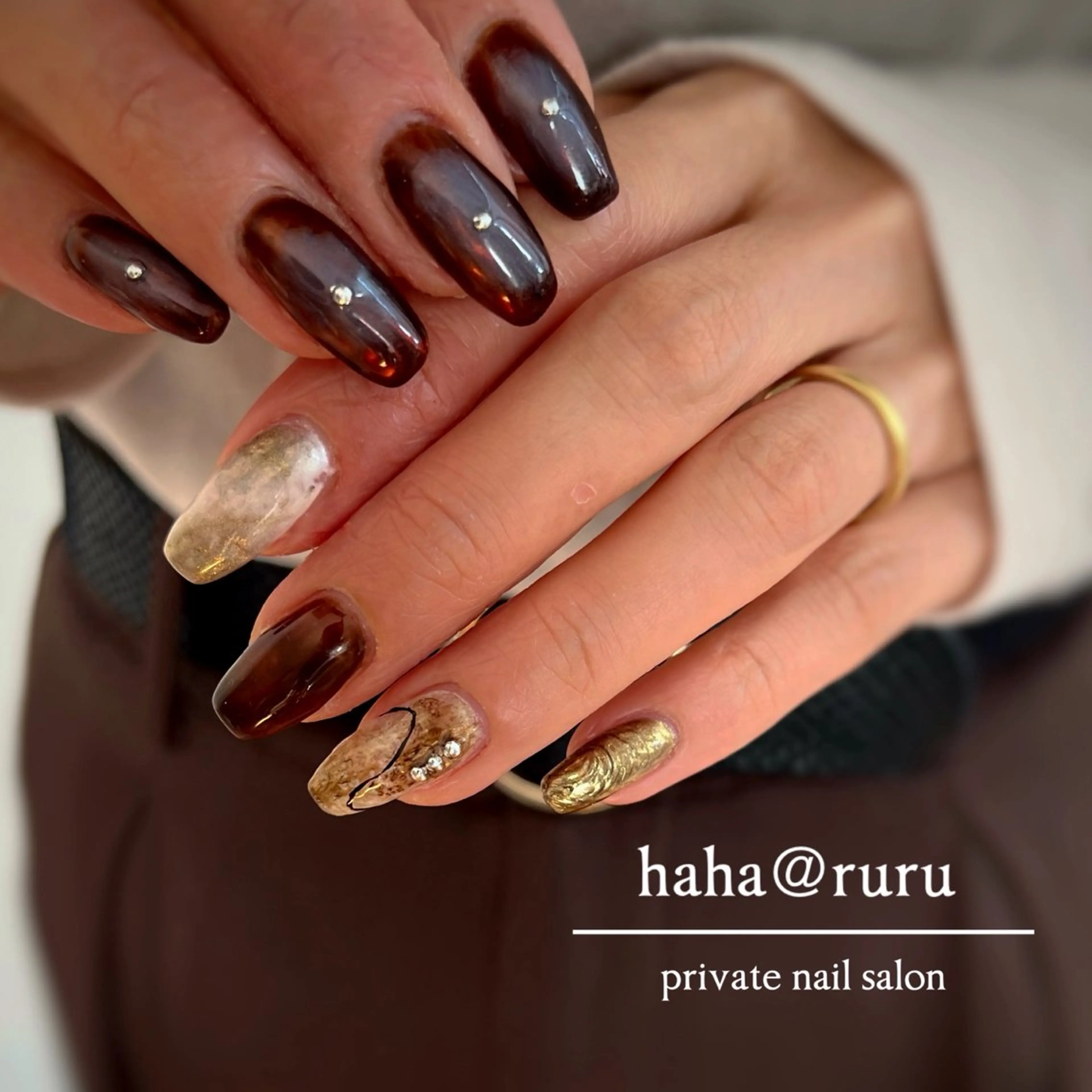ネイル haha@ ruruのネイルデザイン
