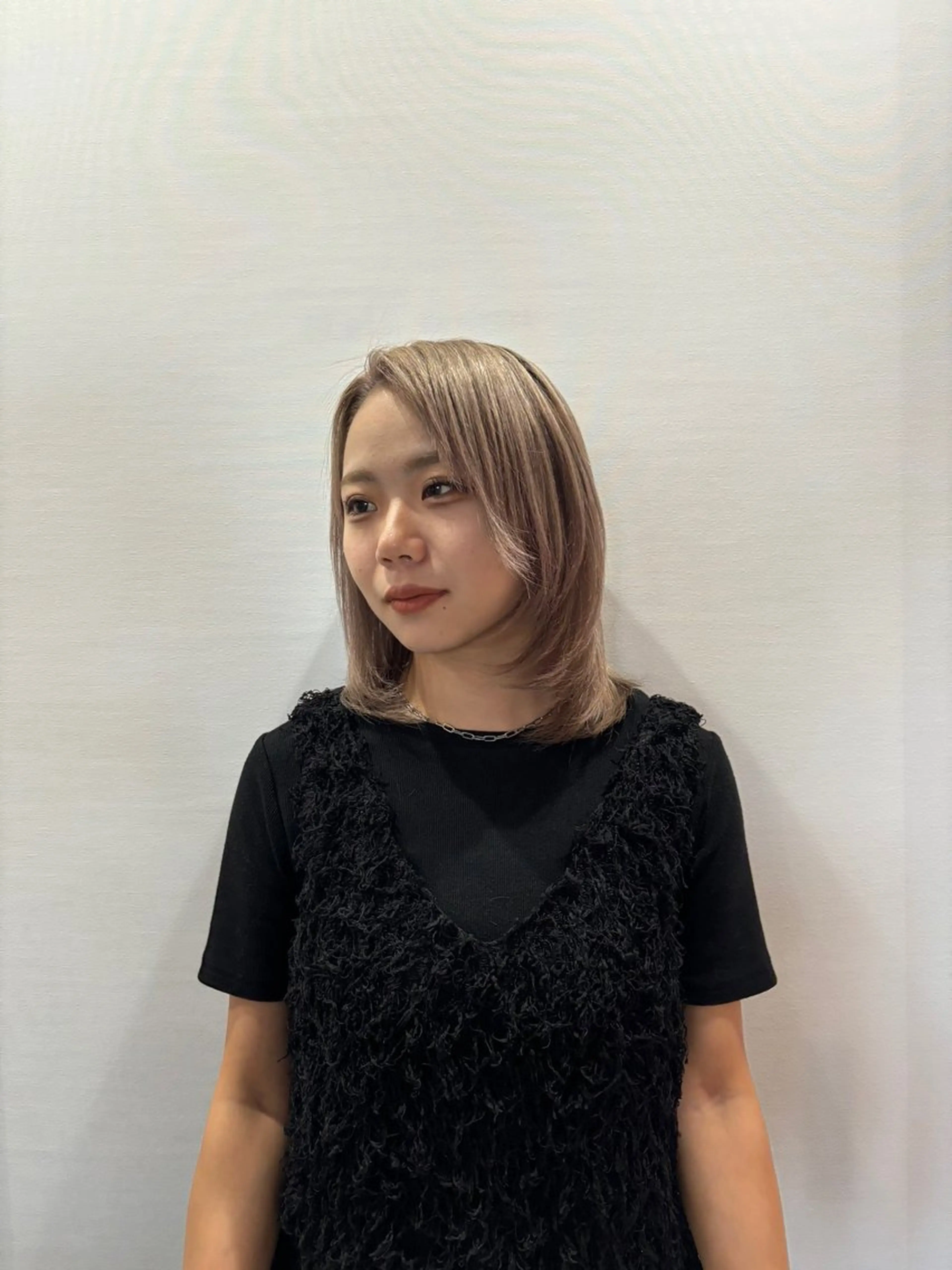 セミロング カラー ヘアカラー トリートメント メンズ✂️カット✂️ 🌀パーマ🌀【華】のヘアスタイル