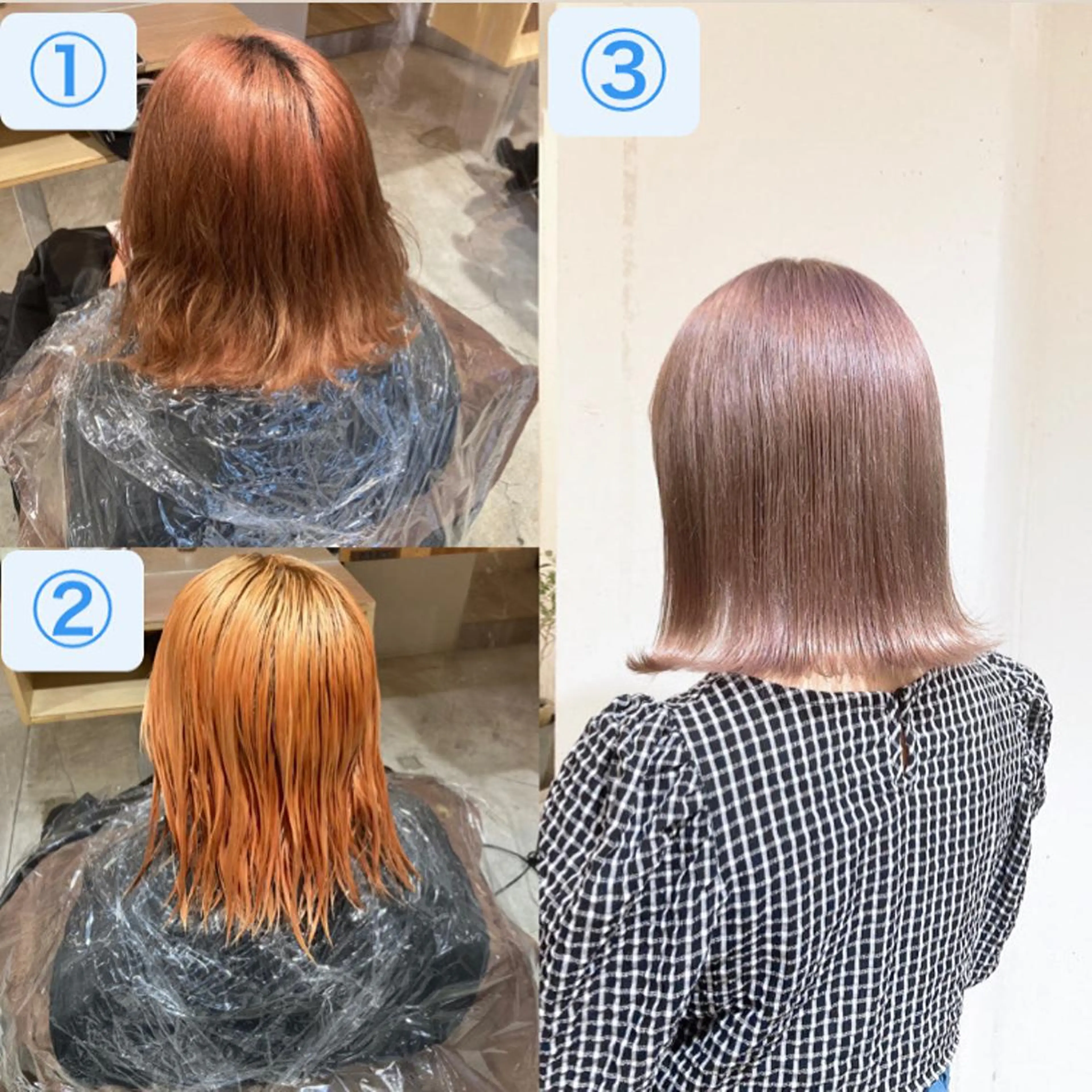 カラー ブリーチ 💗モテ髪 ハイトーンあや💗のヘアスタイル