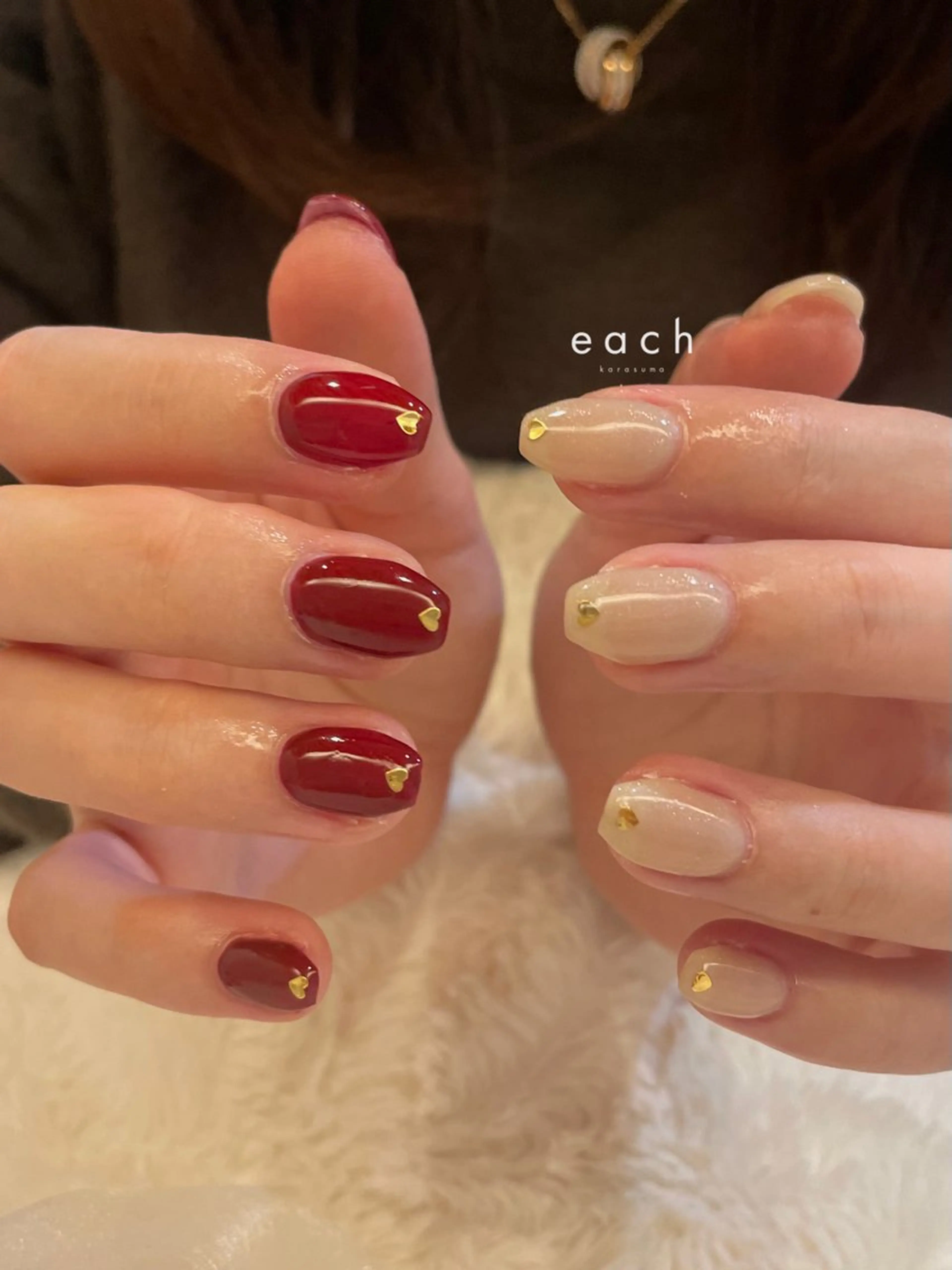 ネイル ハンドネイル each lucaのネイルデザイン
