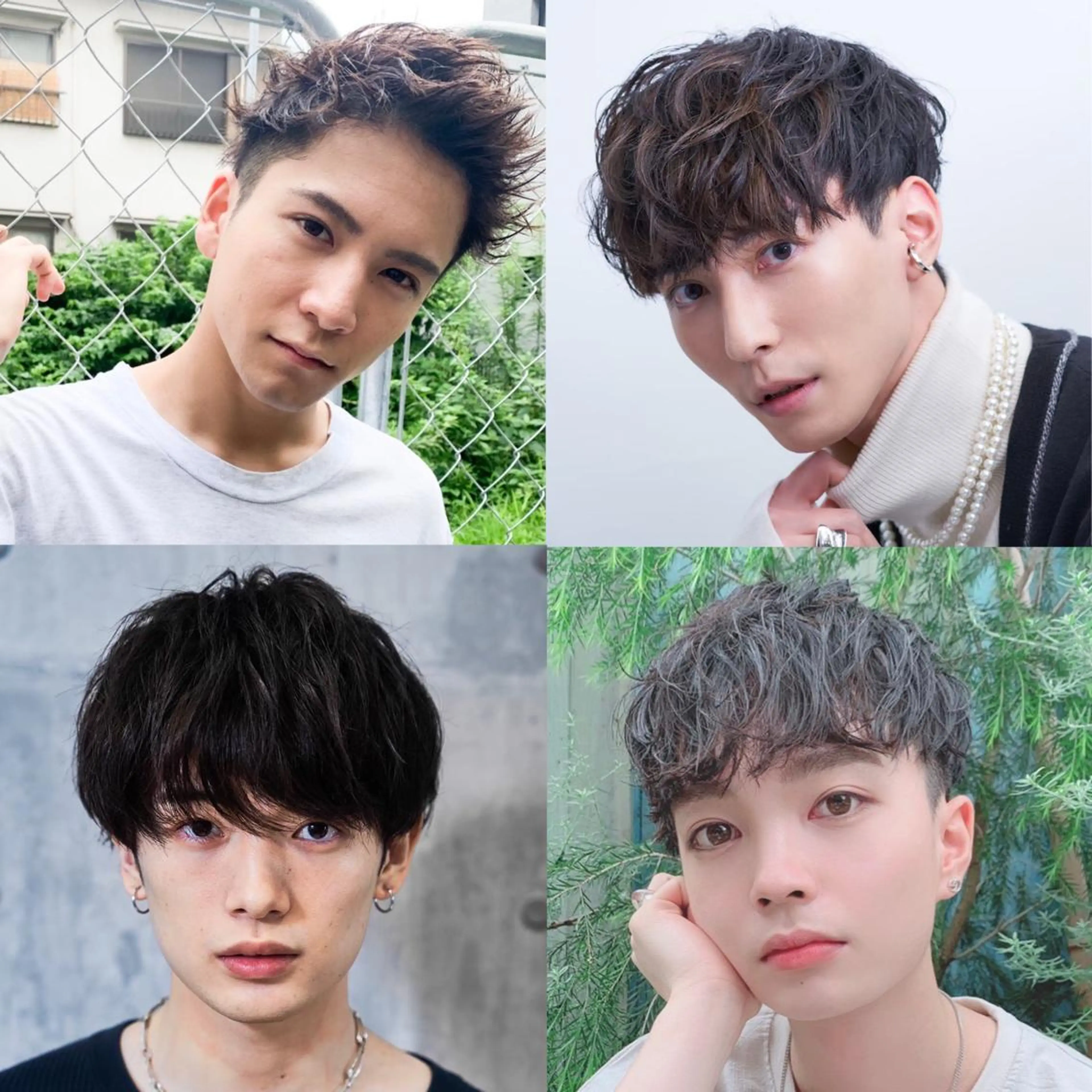 ショート カラー パーマ メンズ カット パーマ トリートメント ヘッドスパ ヘアセット 〖23時まで営業〗 ️🫧fuwa️🫧のヘアスタイル